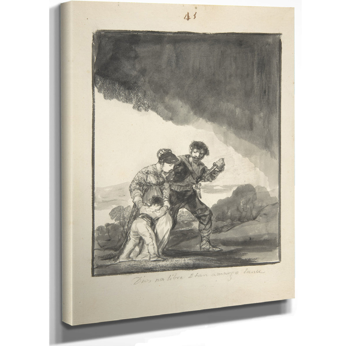 God Save Us Such Bitter Fate Bandit By Francisco de Goya