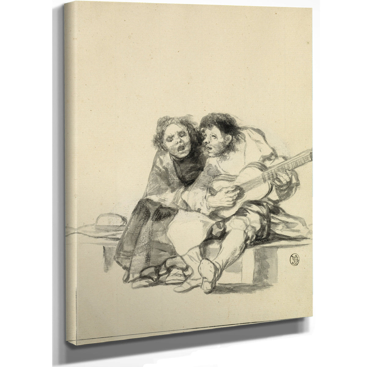 Muy Accordes Theyre Very Much Harmony By Francisco de Goya