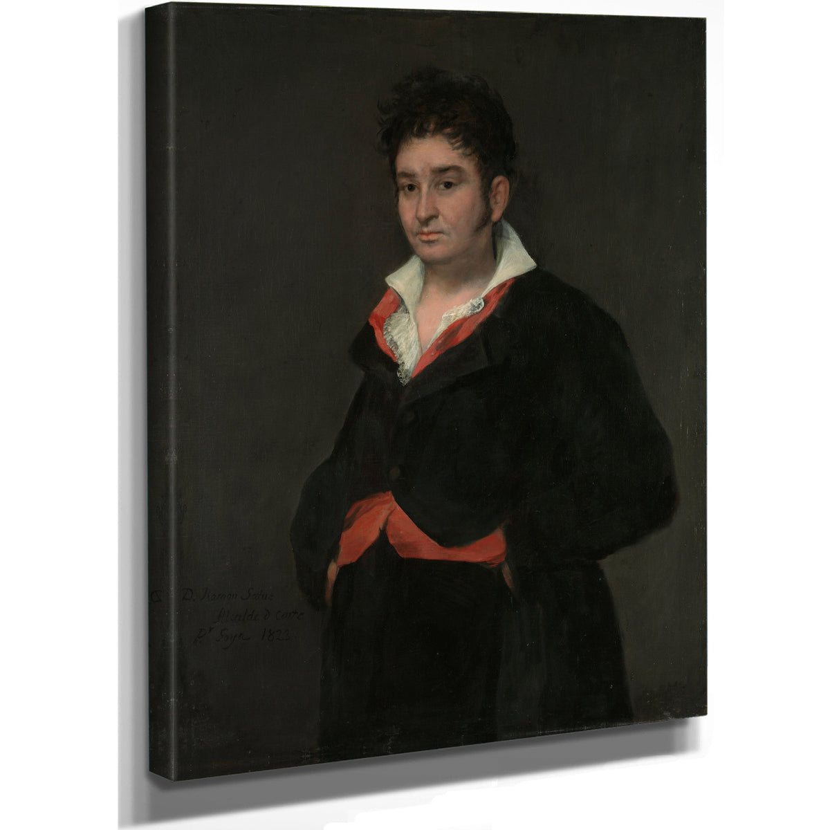 Portrait Don Ramon Satue 1823 By Francisco de Goya