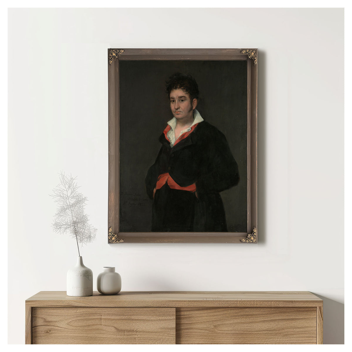 Portrait Don Ramon Satue 1823 By Francisco de Goya