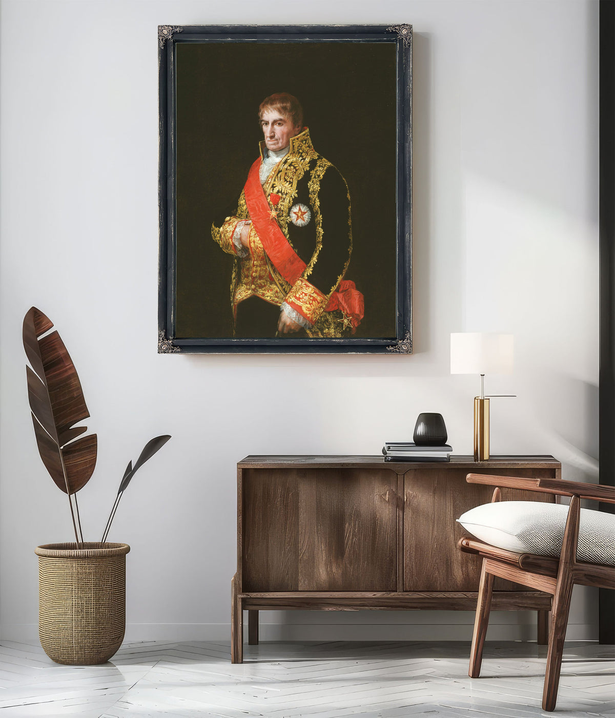 Portrait General Jose Manuel Romero C By Francisco de Goya