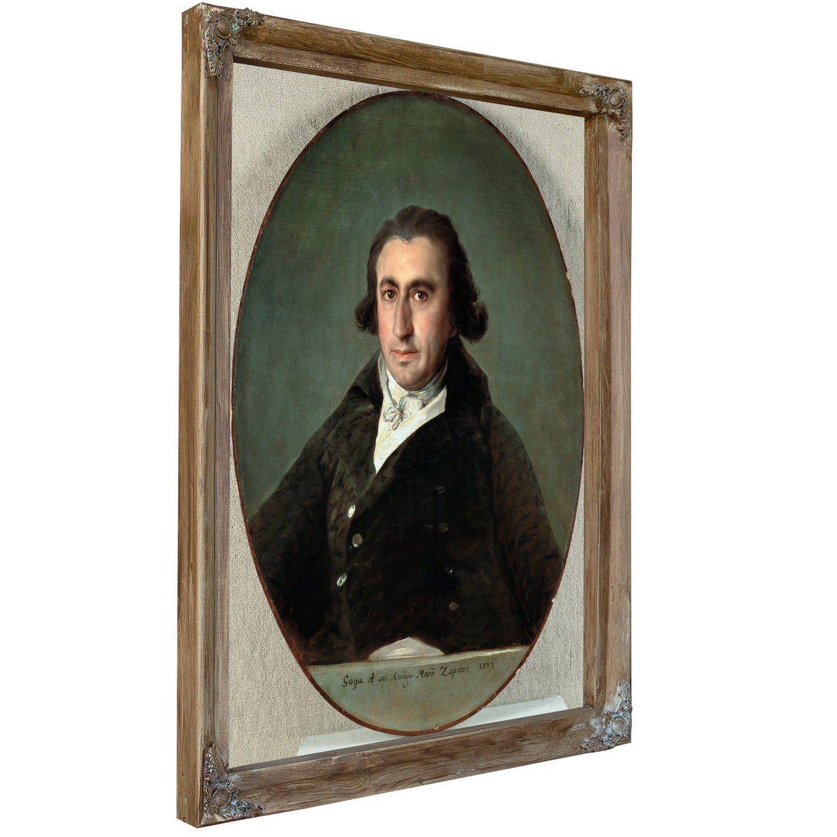 Portrait Martin Zapater 1797 By Francisco de Goya