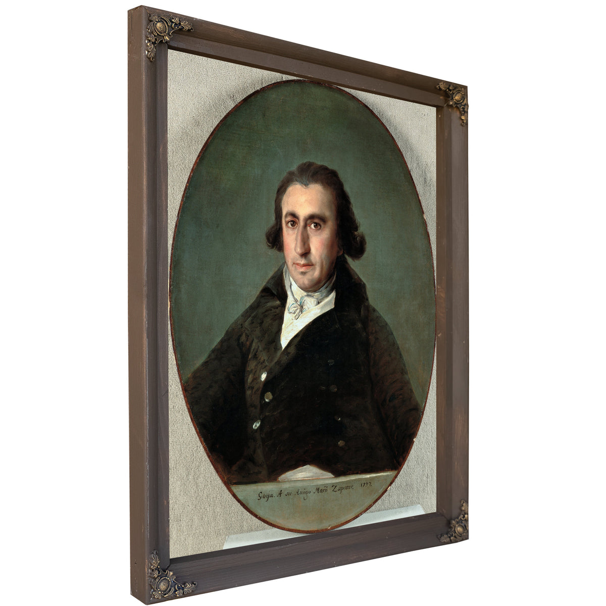 Portrait Martin Zapater 1797 By Francisco de Goya