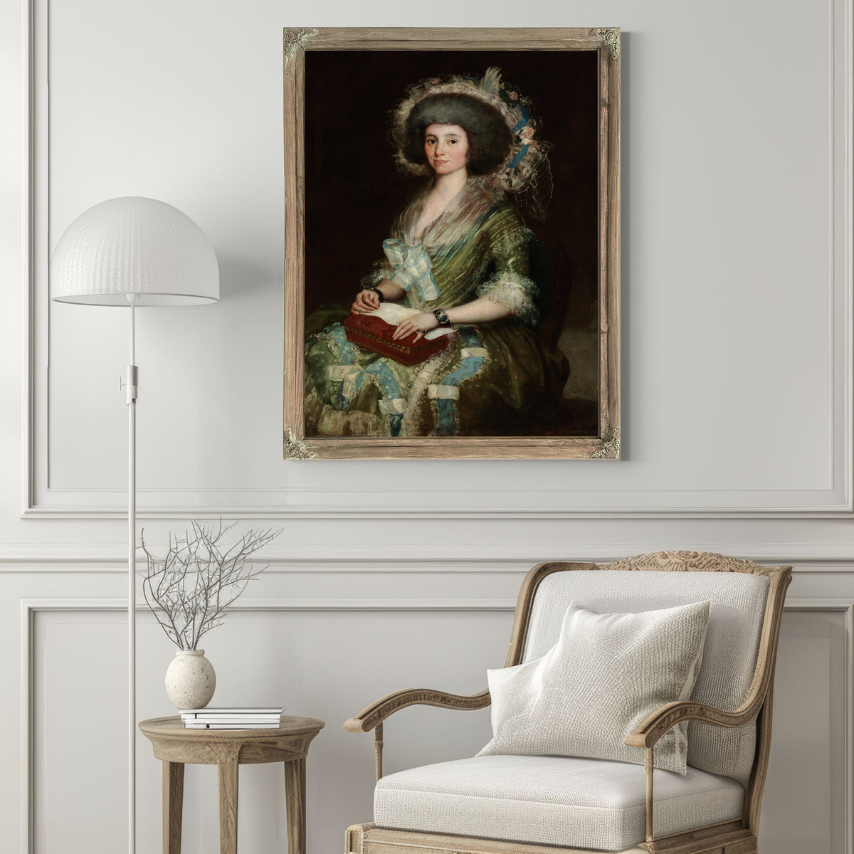Portrait Senora Cean Bermudez By Francisco de Goya