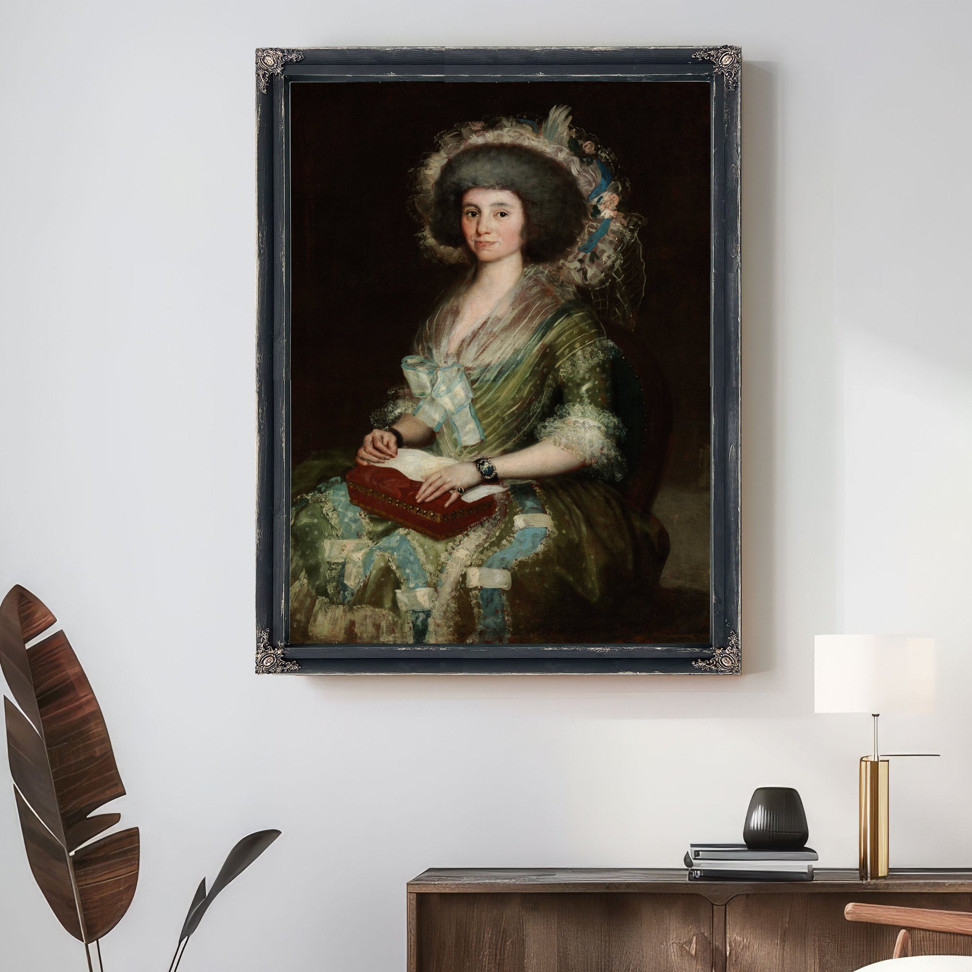 Portrait Senora Cean Bermudez By Francisco de Goya