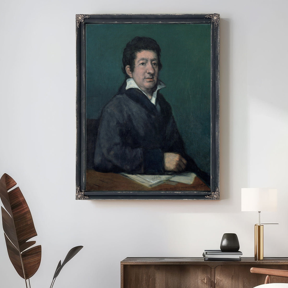 Portrait the Poet Moratin 1824 By Francisco de Goya