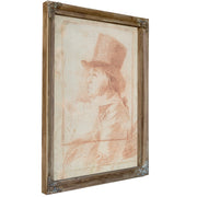 Self Portrait Goya Wearing Top Hat By Francisco de Goya