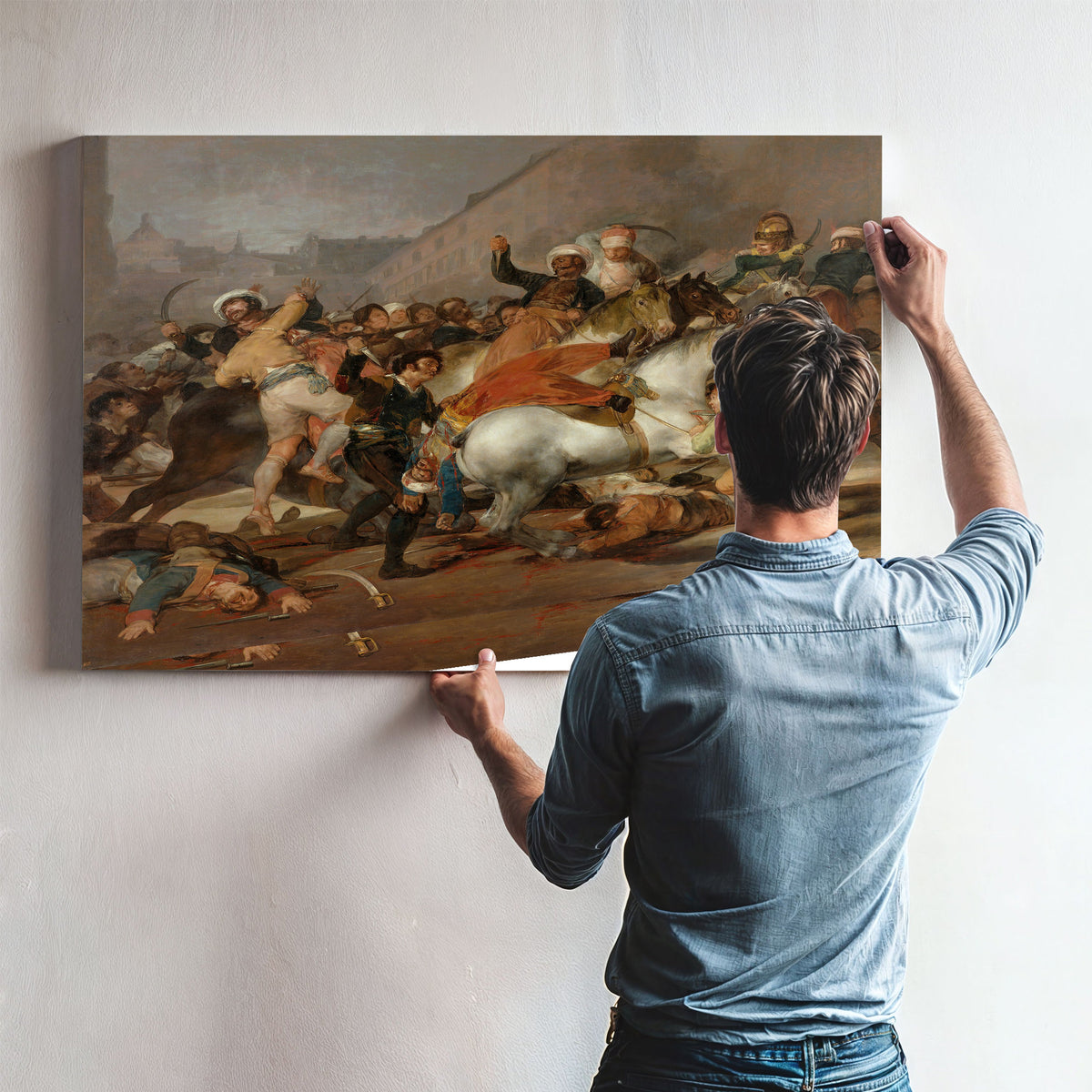 The Charge the Mamelukes 1814 By Francisco de Goya