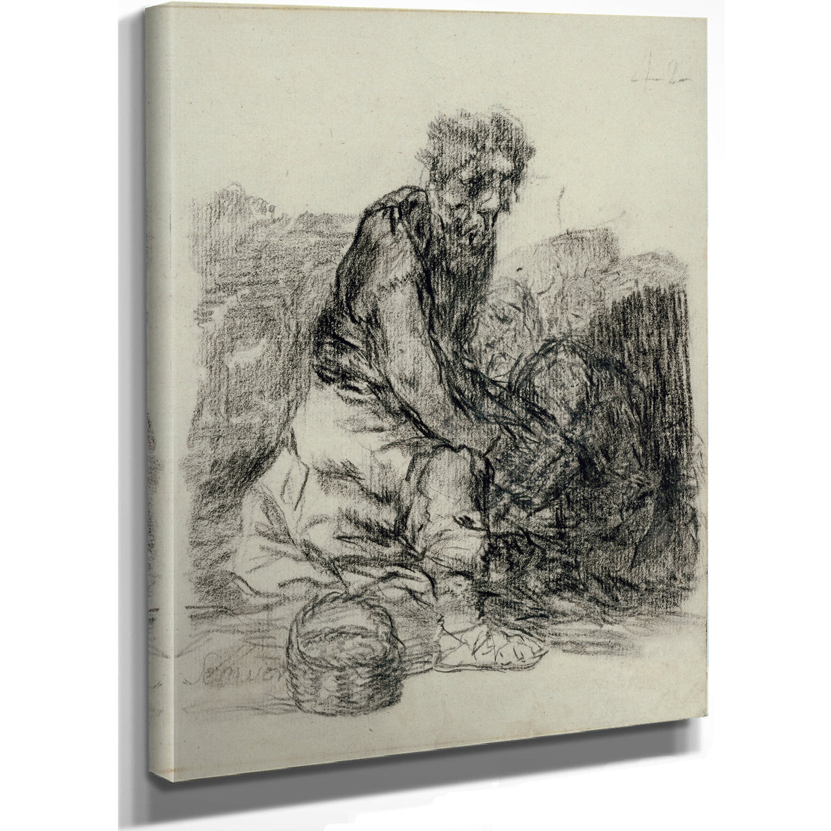 They Are Dying 18251828 By Francisco de Goya