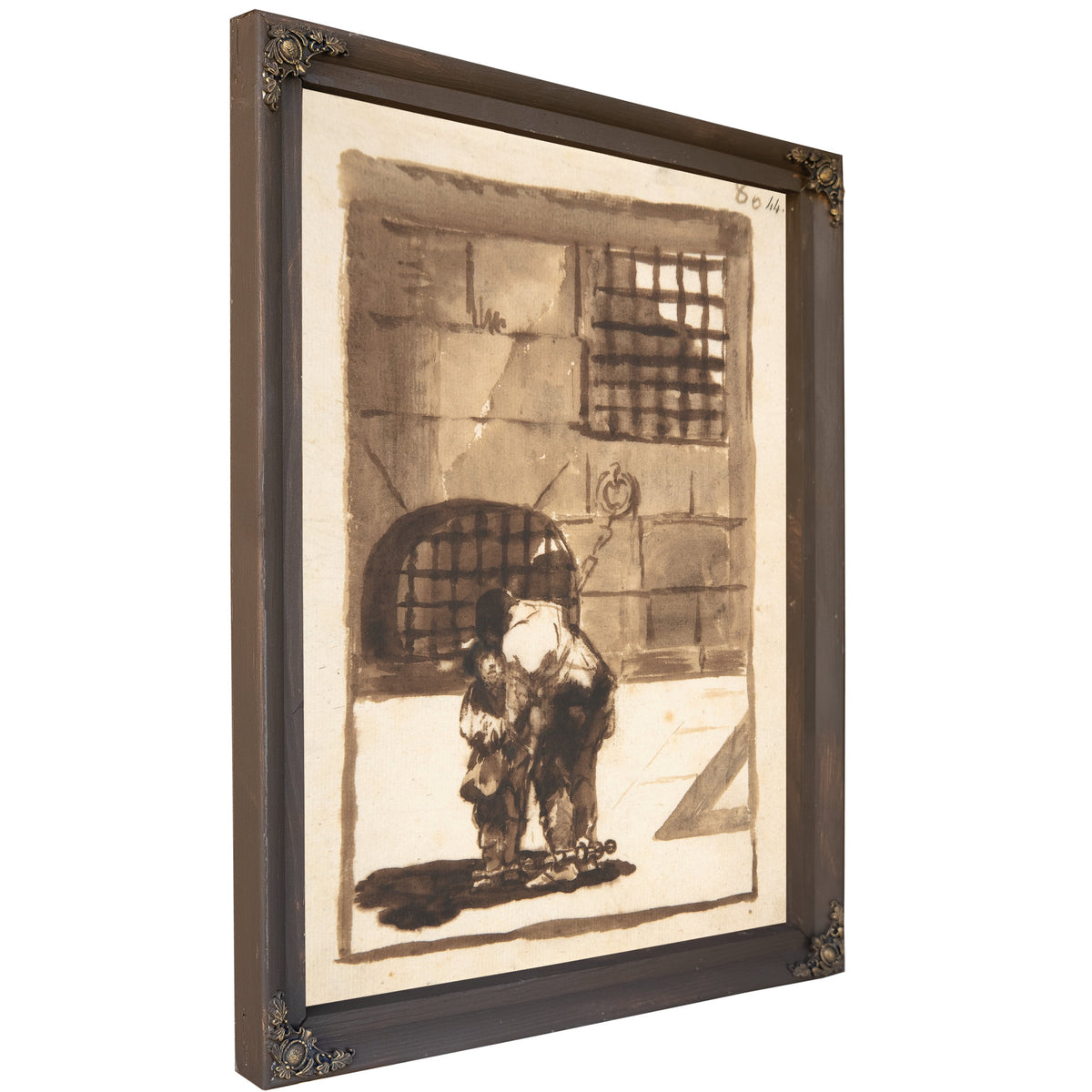 Two Prisoners Irons Ca 181220 By Francisco de Goya