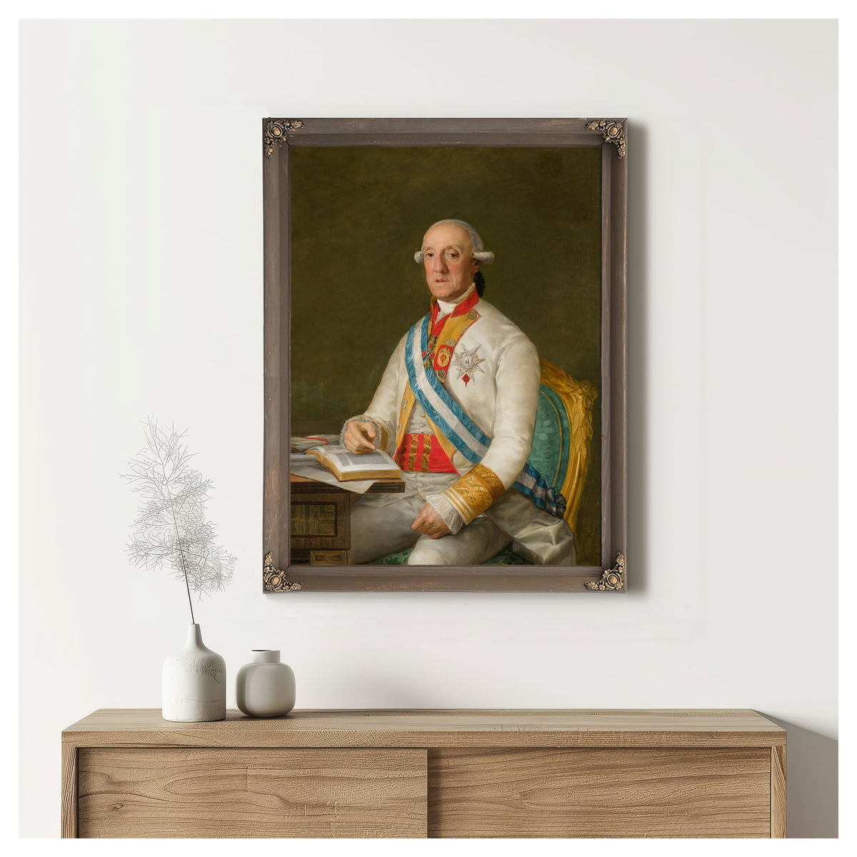 Vicente Maria de Vera de Aragon Duque By Francisco de Goya