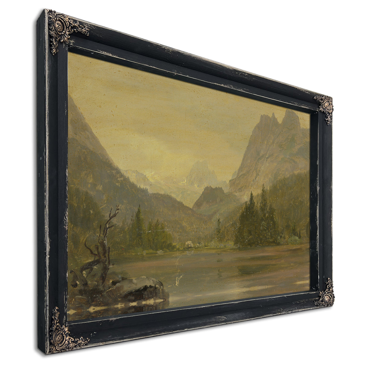 Alpine Lake Bavaria Or Switzerland By Frederic Edwin Church