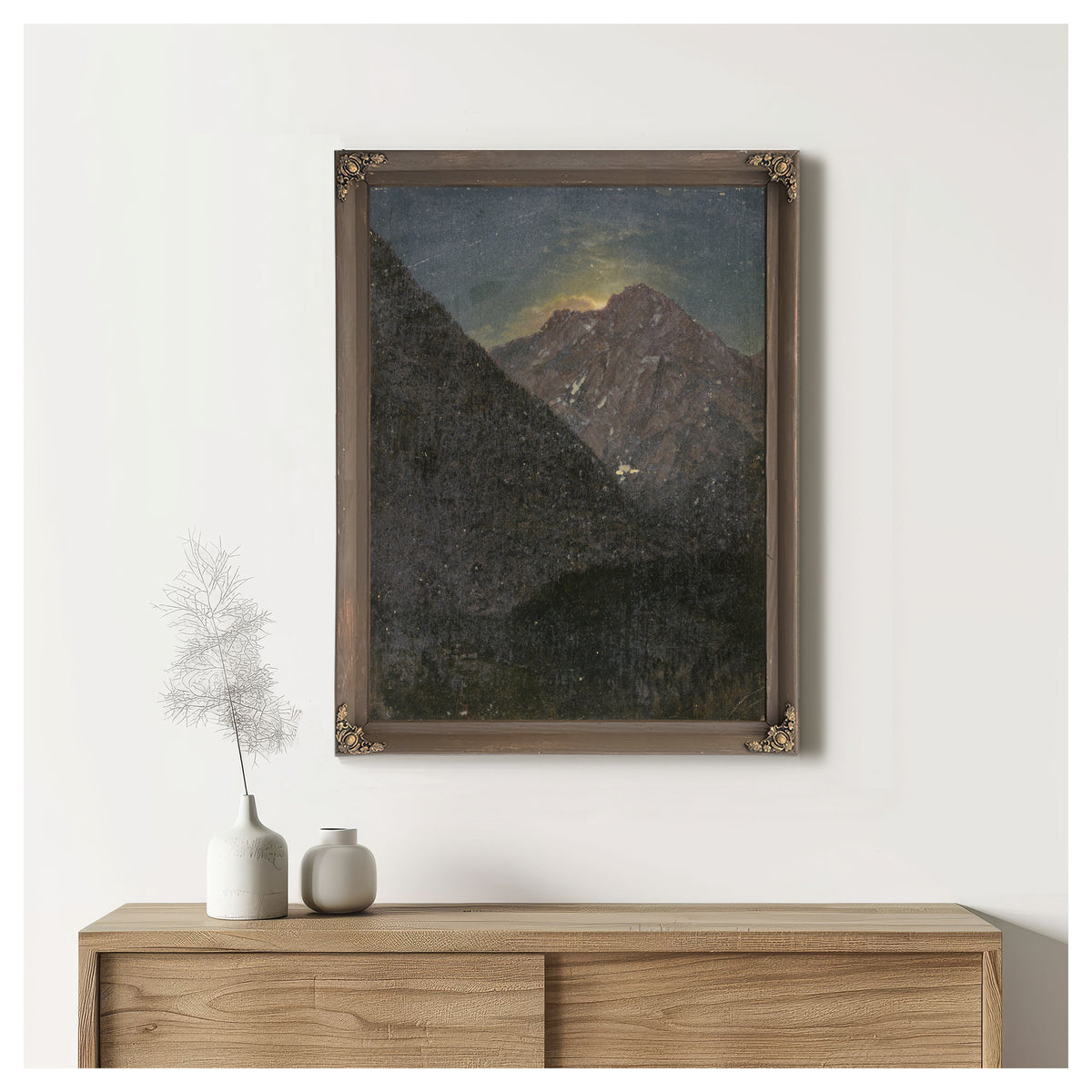 Apline 04 By Frederic Edwin Church