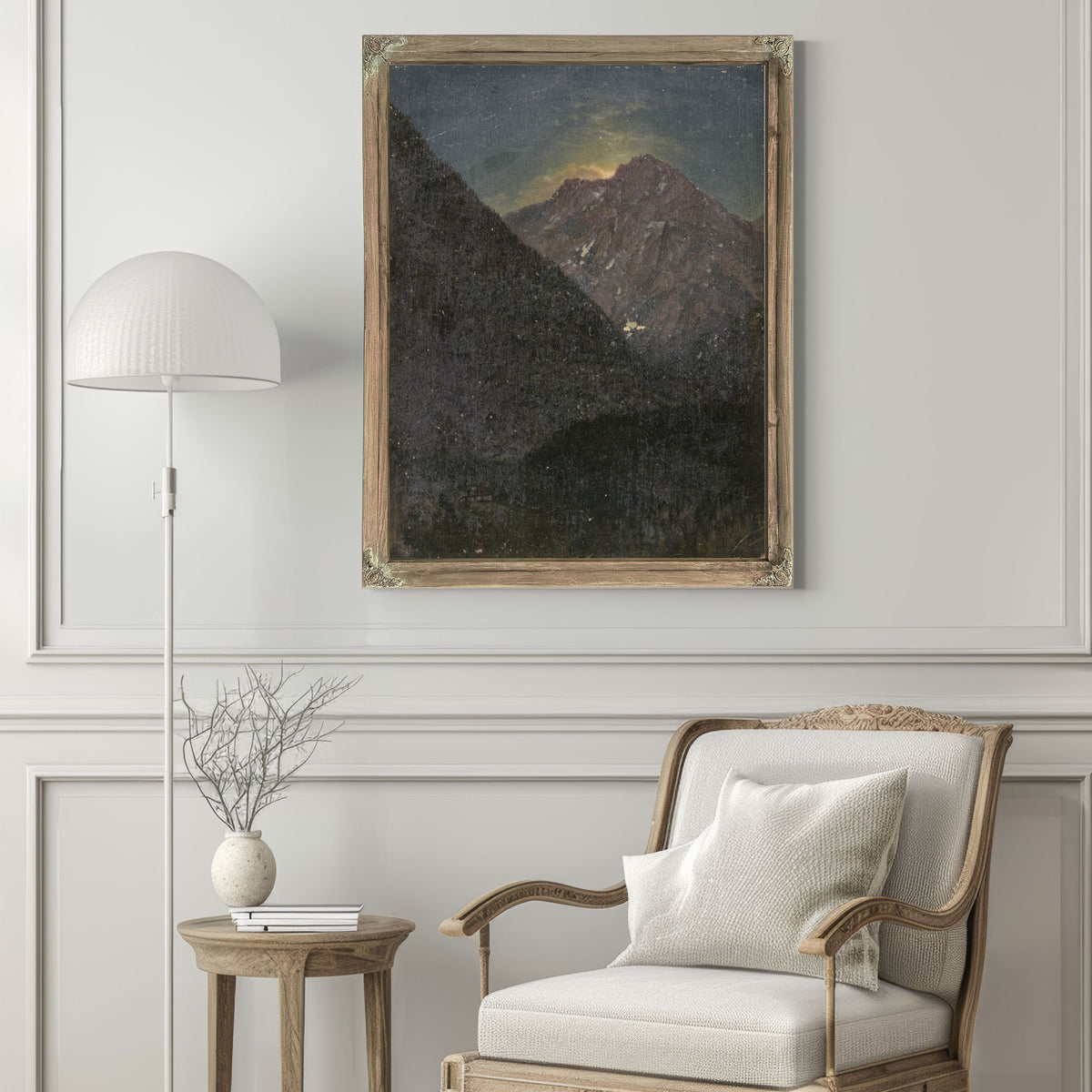Apline 04 By Frederic Edwin Church
