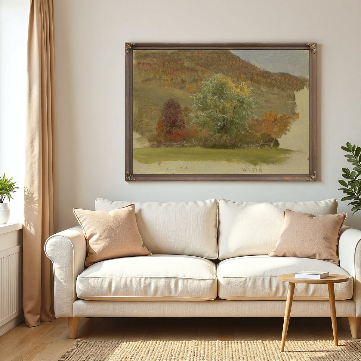 Autumn 07 By Frederic Edwin Church