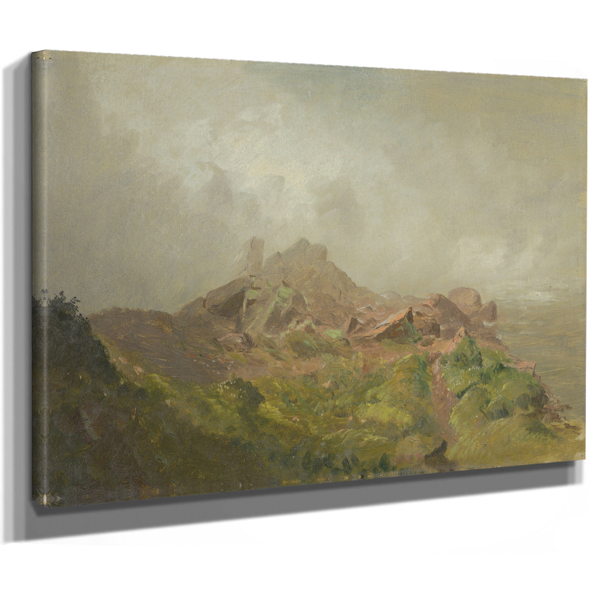 Base the American Fall Niagara By Frederic Edwin Church