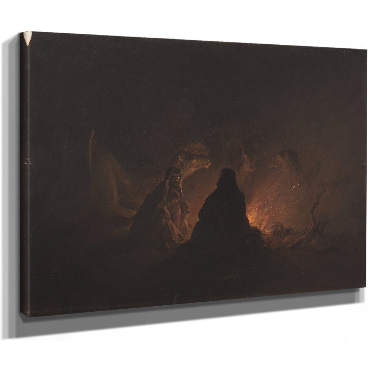 Bedouins Camp Night February Or March By Frederic Edwin Church