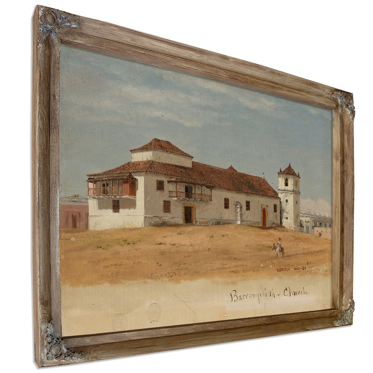 Church Barranquilla Colombia May 1853 By Frederic Edwin Church