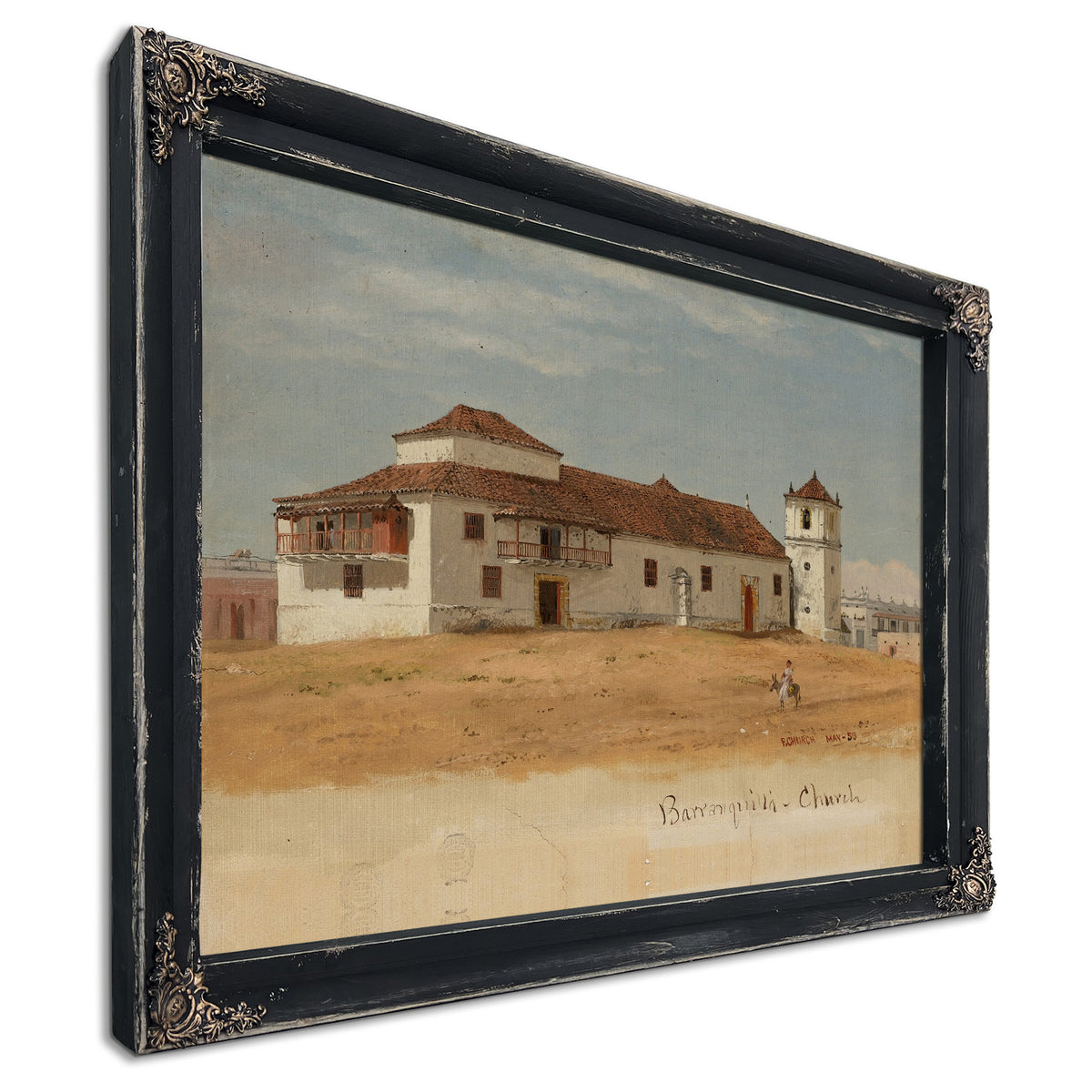 Church Barranquilla Colombia May 1853 By Frederic Edwin Church
