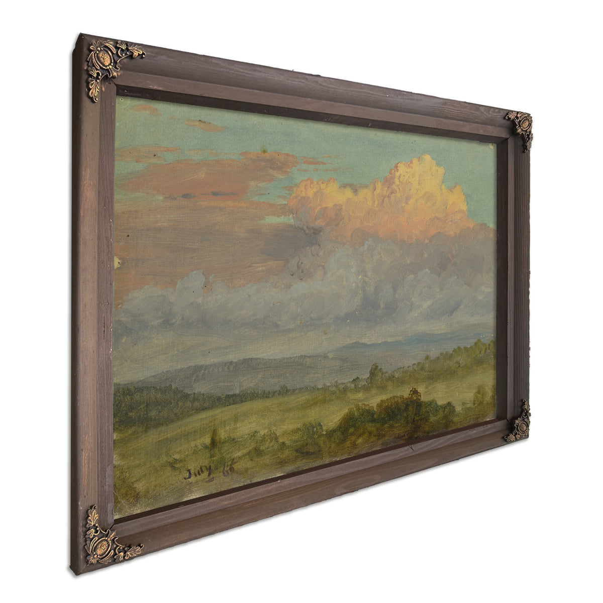 Clouds Hudson Valley New York July By Frederic Edwin Church