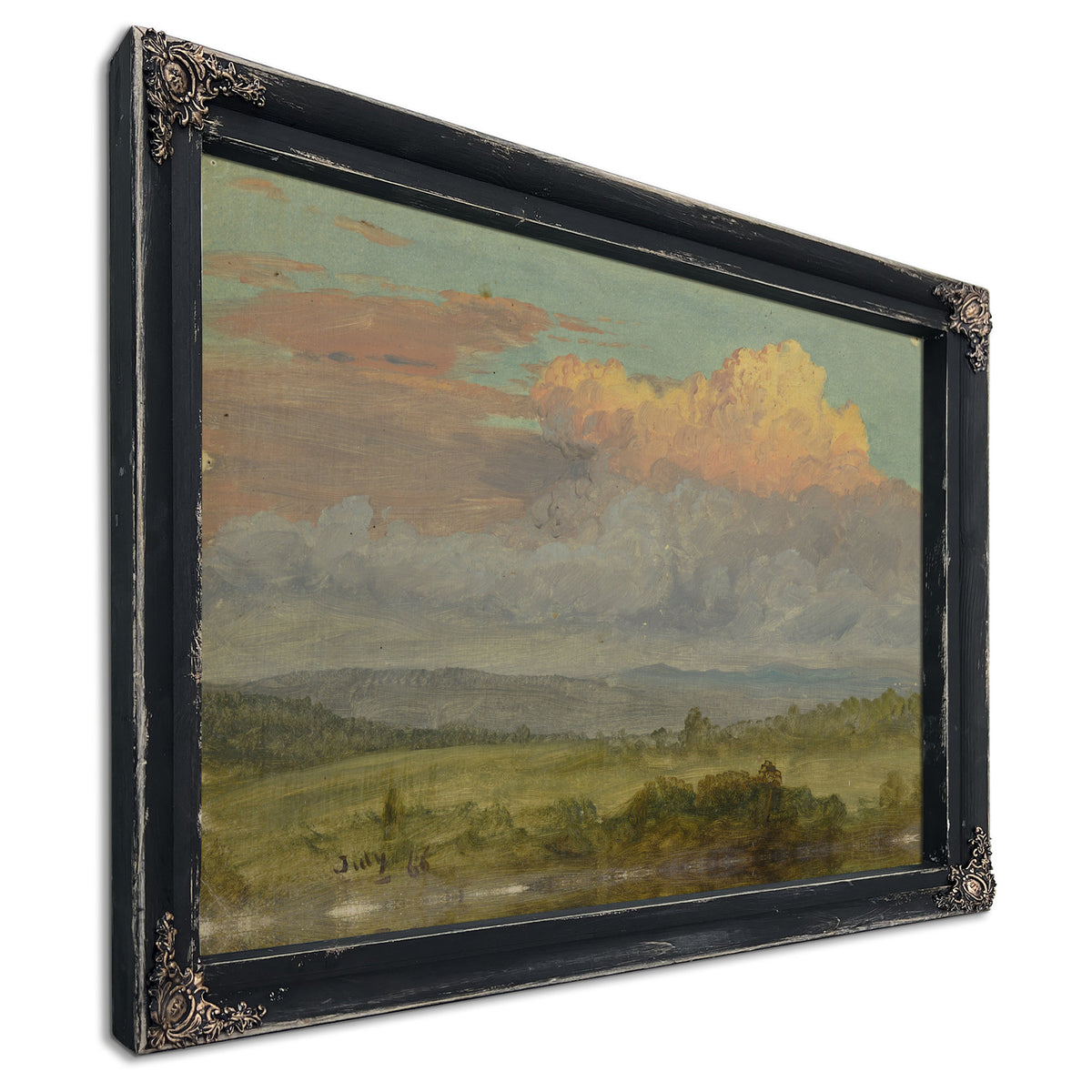 Clouds Hudson Valley New York July By Frederic Edwin Church