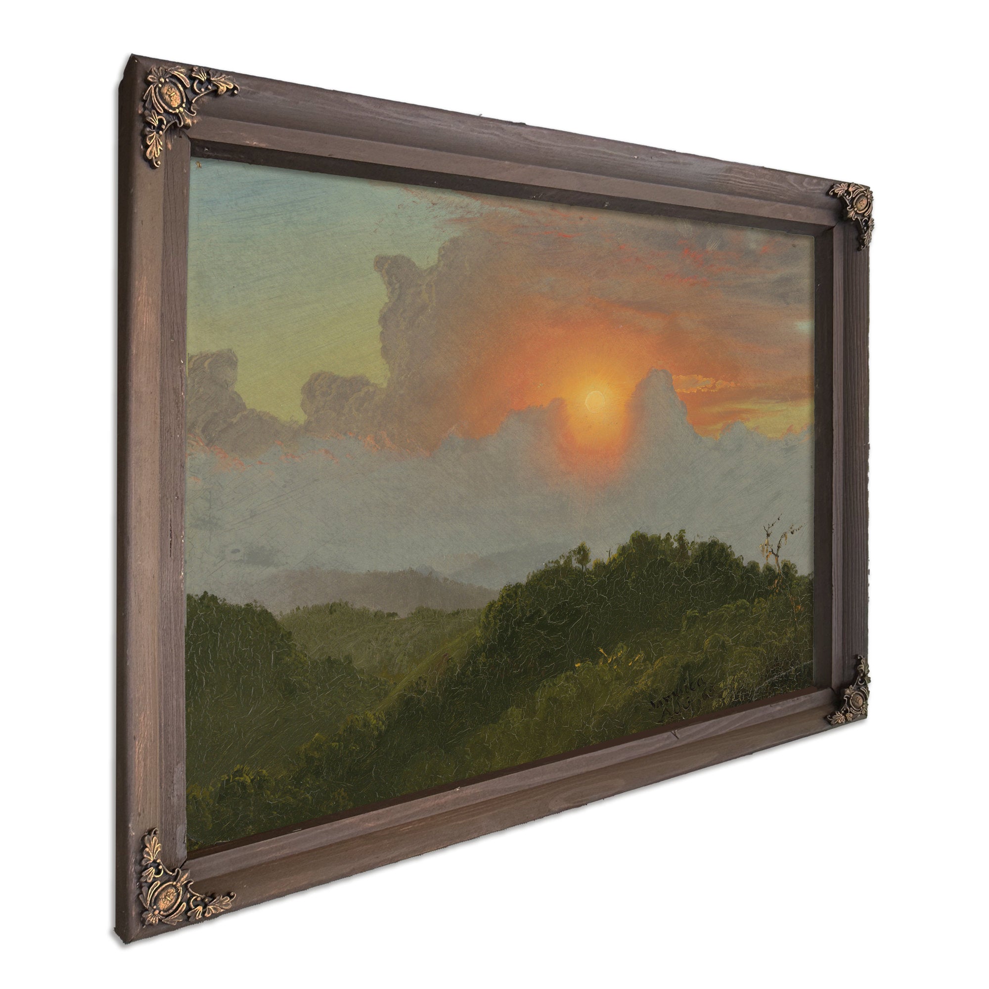 Cloudy Skies August 1865 By Frederic Edwin Church