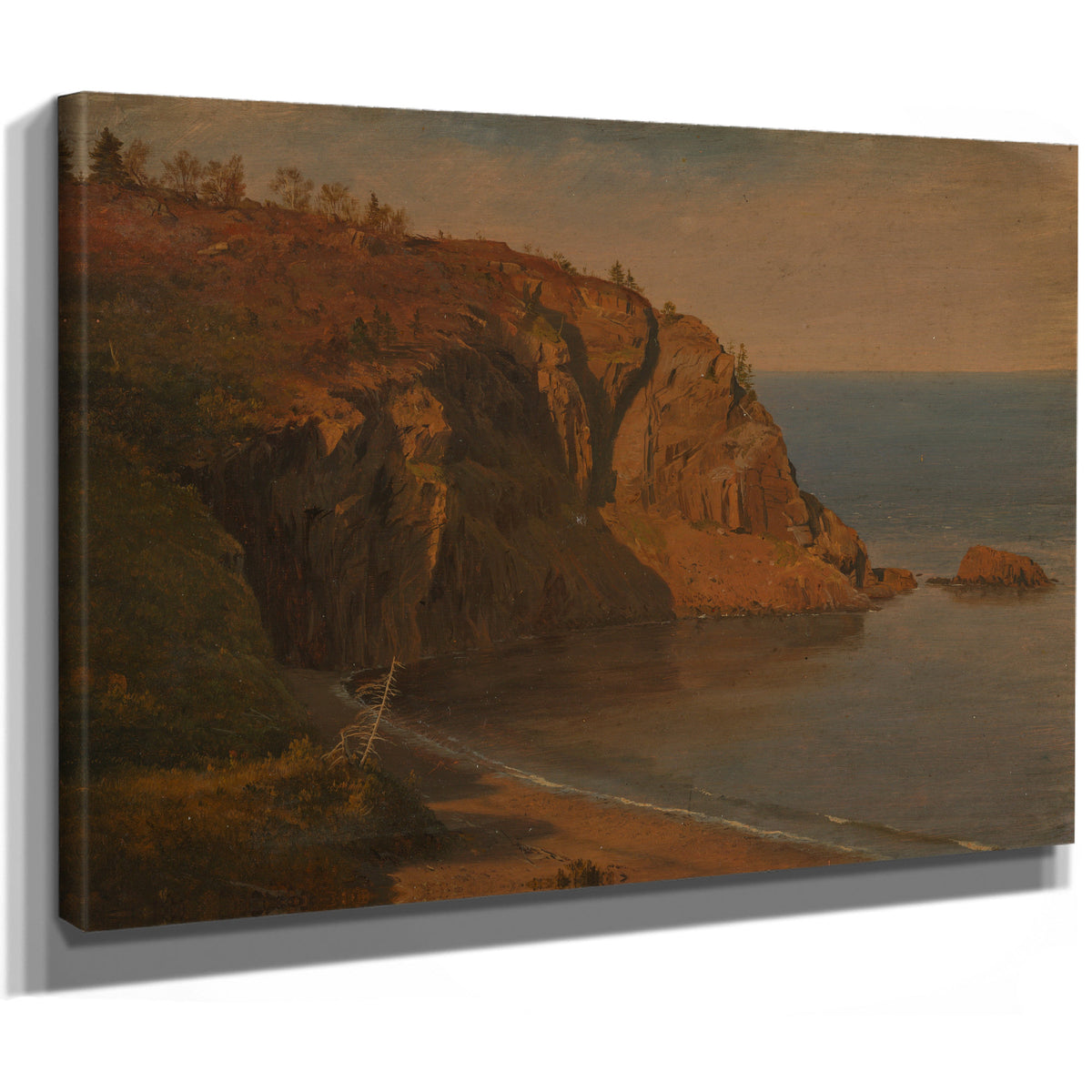 Coast Grand Manan Island Canada 1851 By Frederic Edwin Church