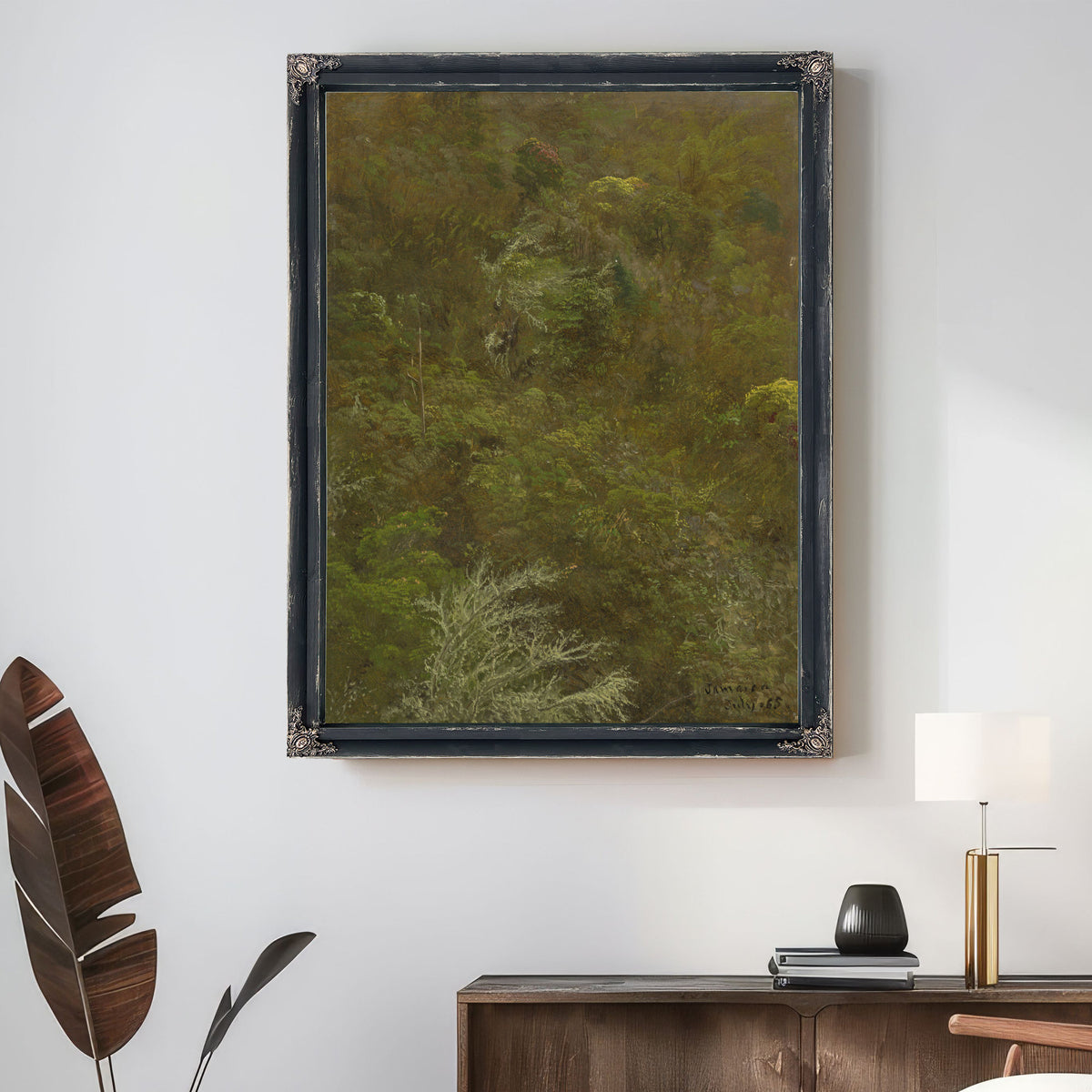 Hillside 03 By Frederic Edwin Church