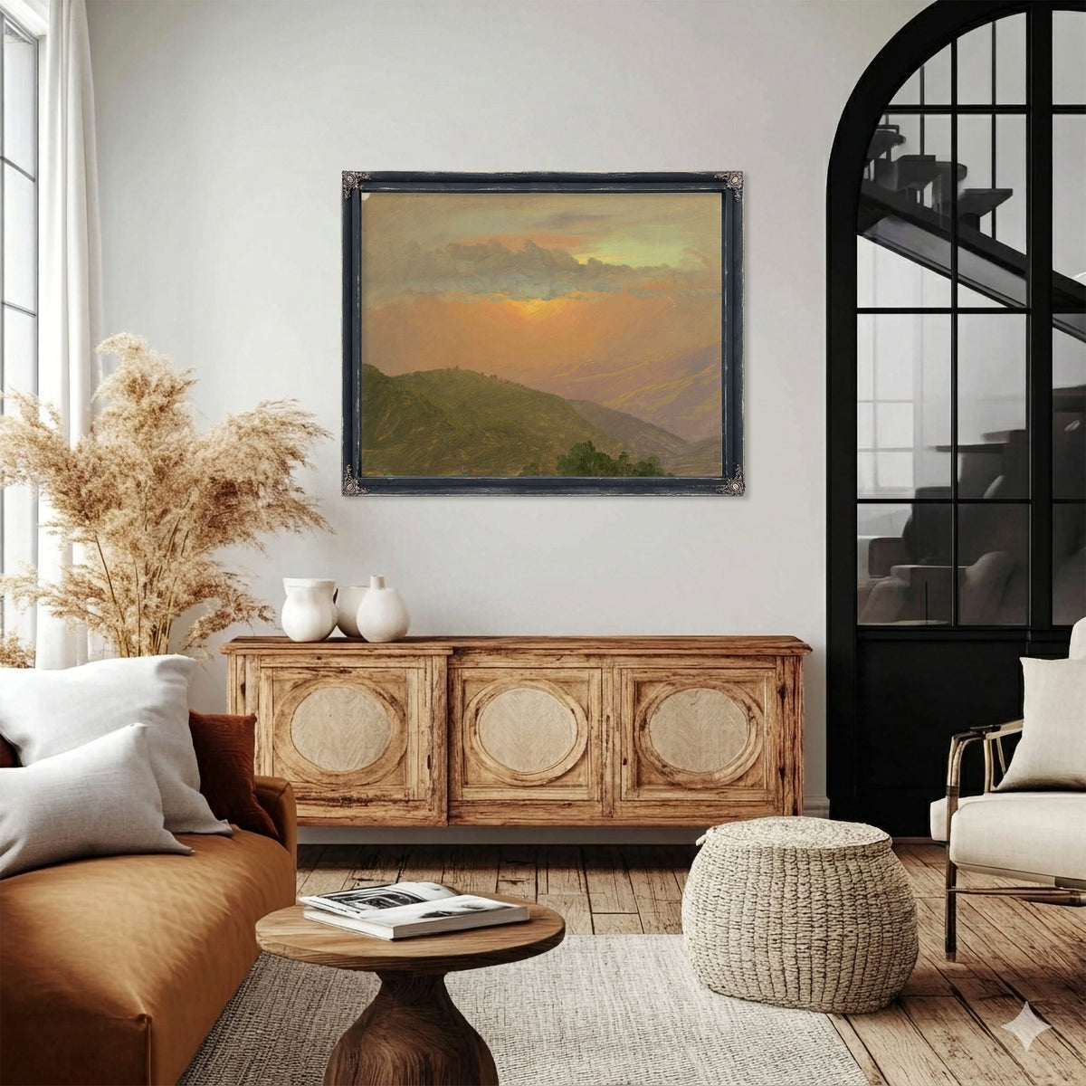 Hilltop 02 By Frederic Edwin Church
