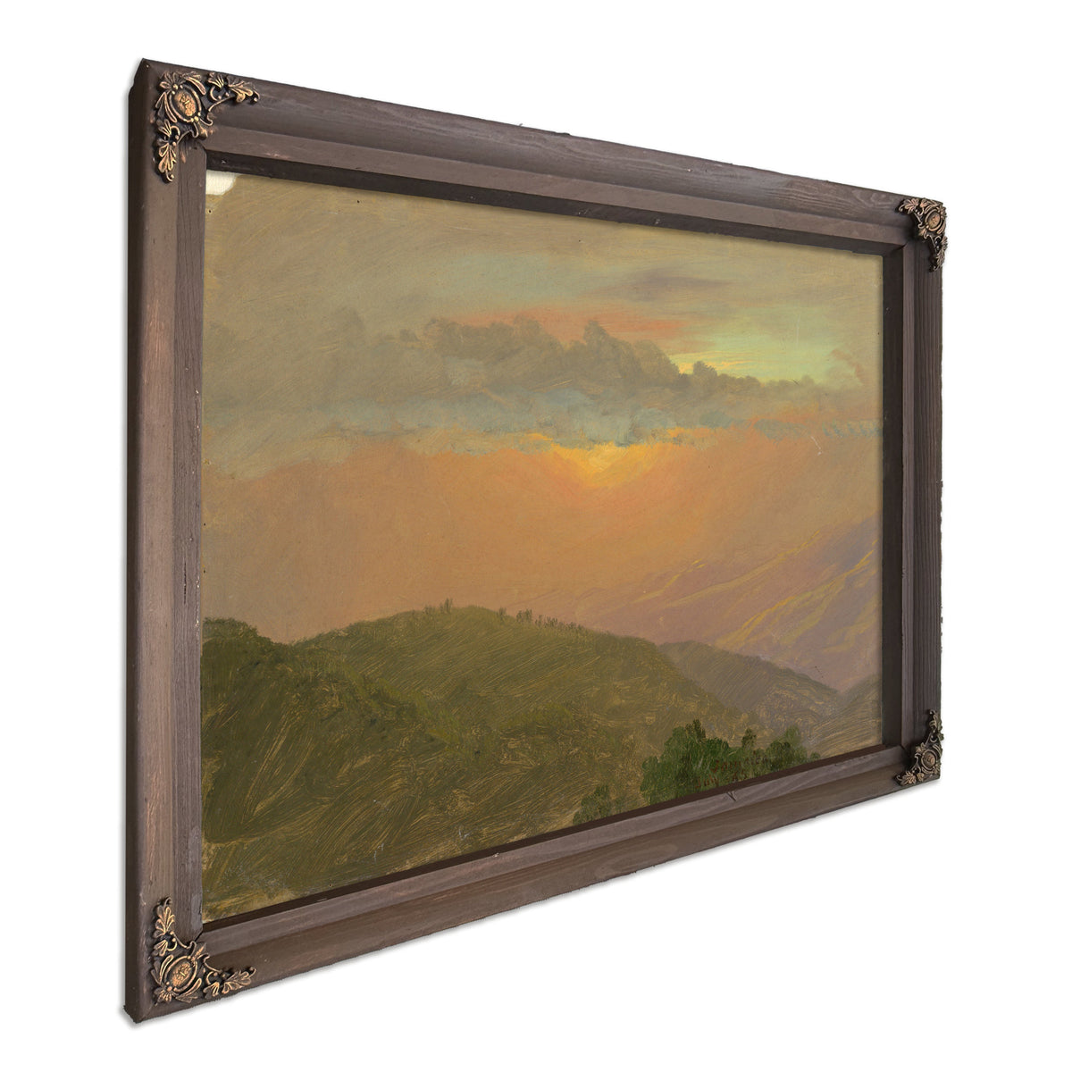 Hilltop 02 By Frederic Edwin Church