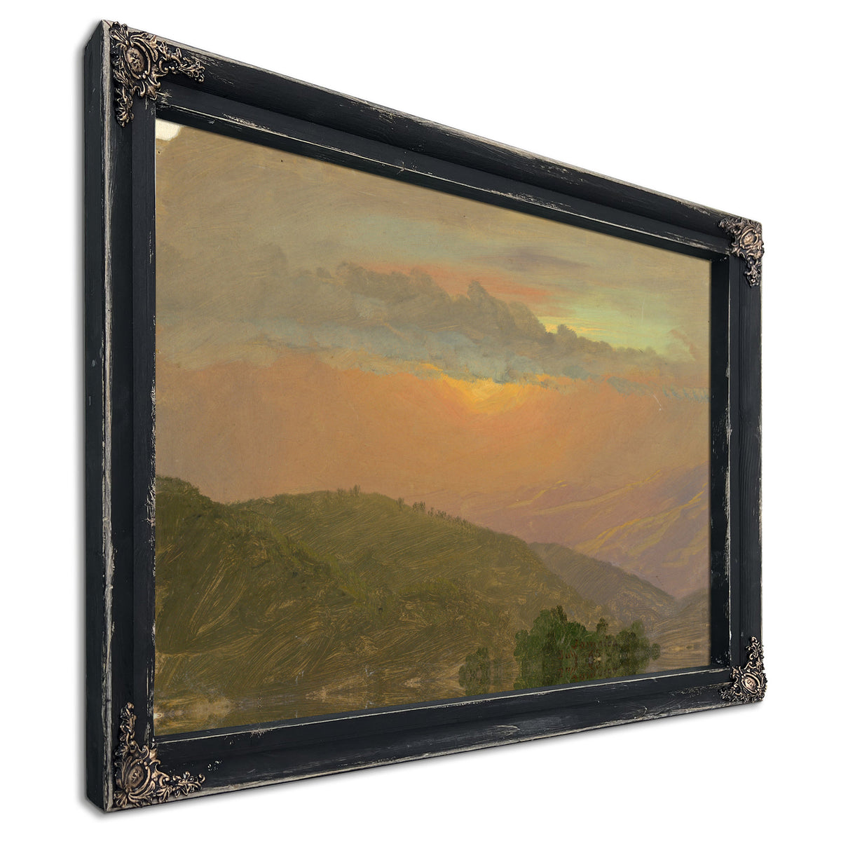 Hilltop 02 By Frederic Edwin Church