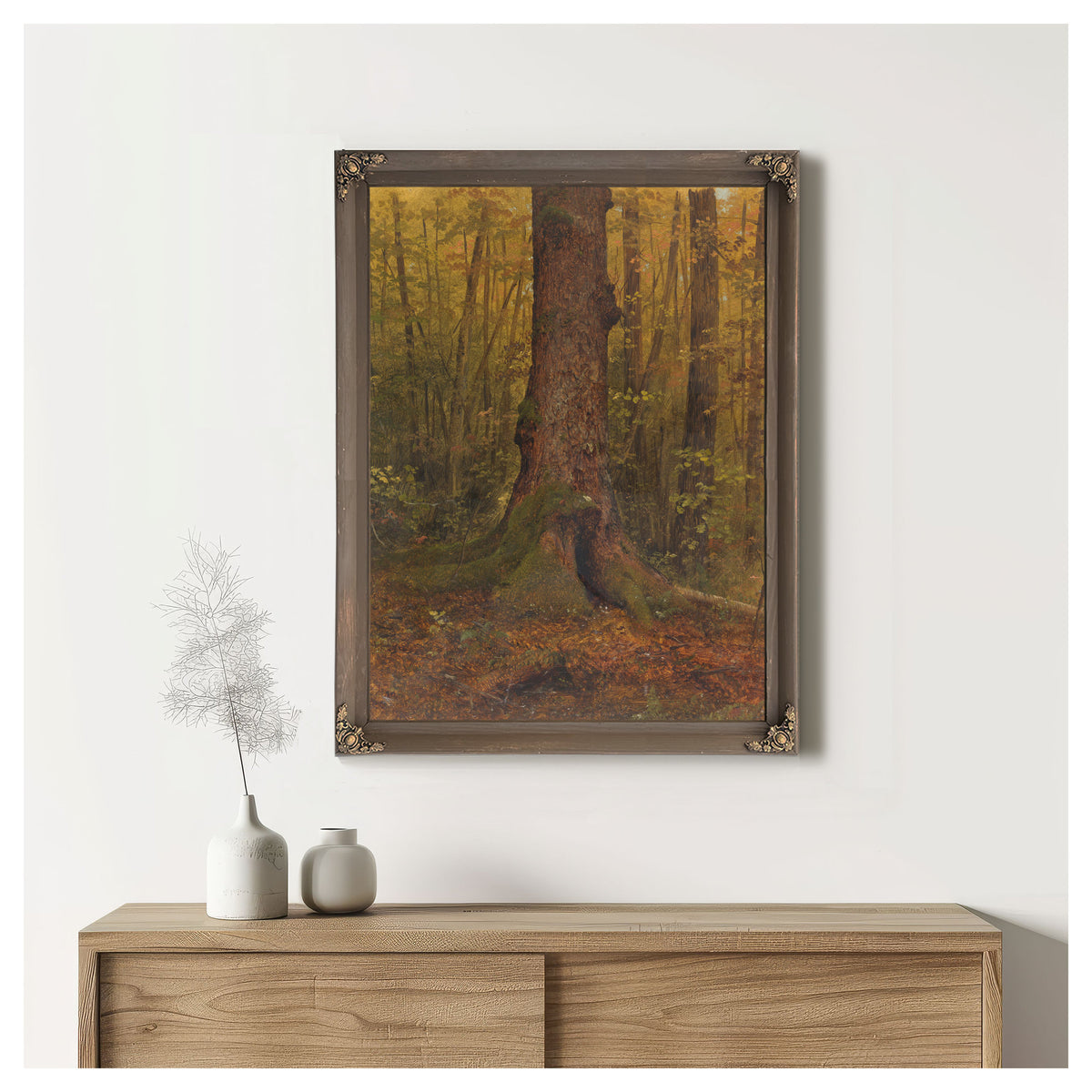 In Woods Probably Maine 185060 By Frederic Edwin Church