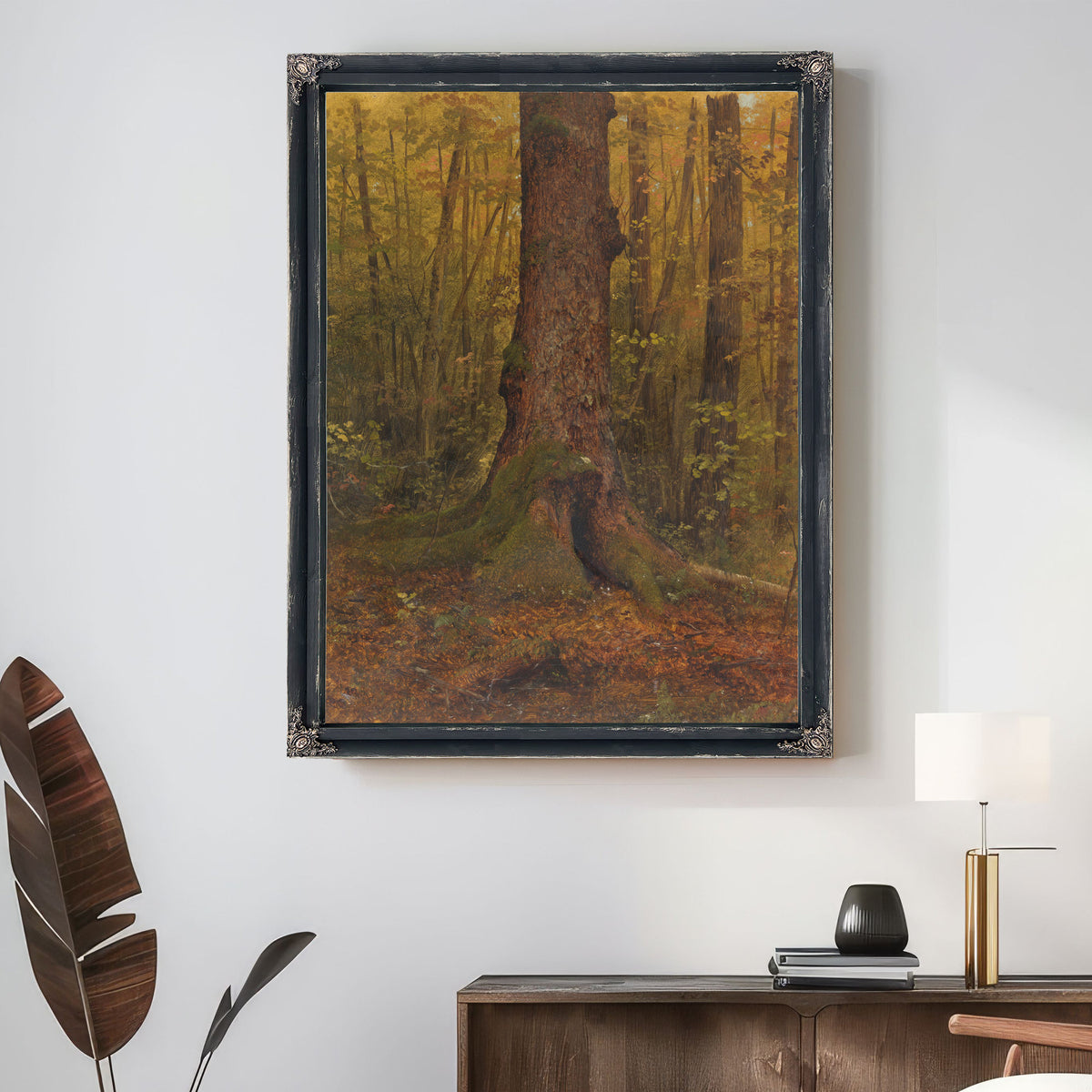 In Woods Probably Maine 185060 By Frederic Edwin Church