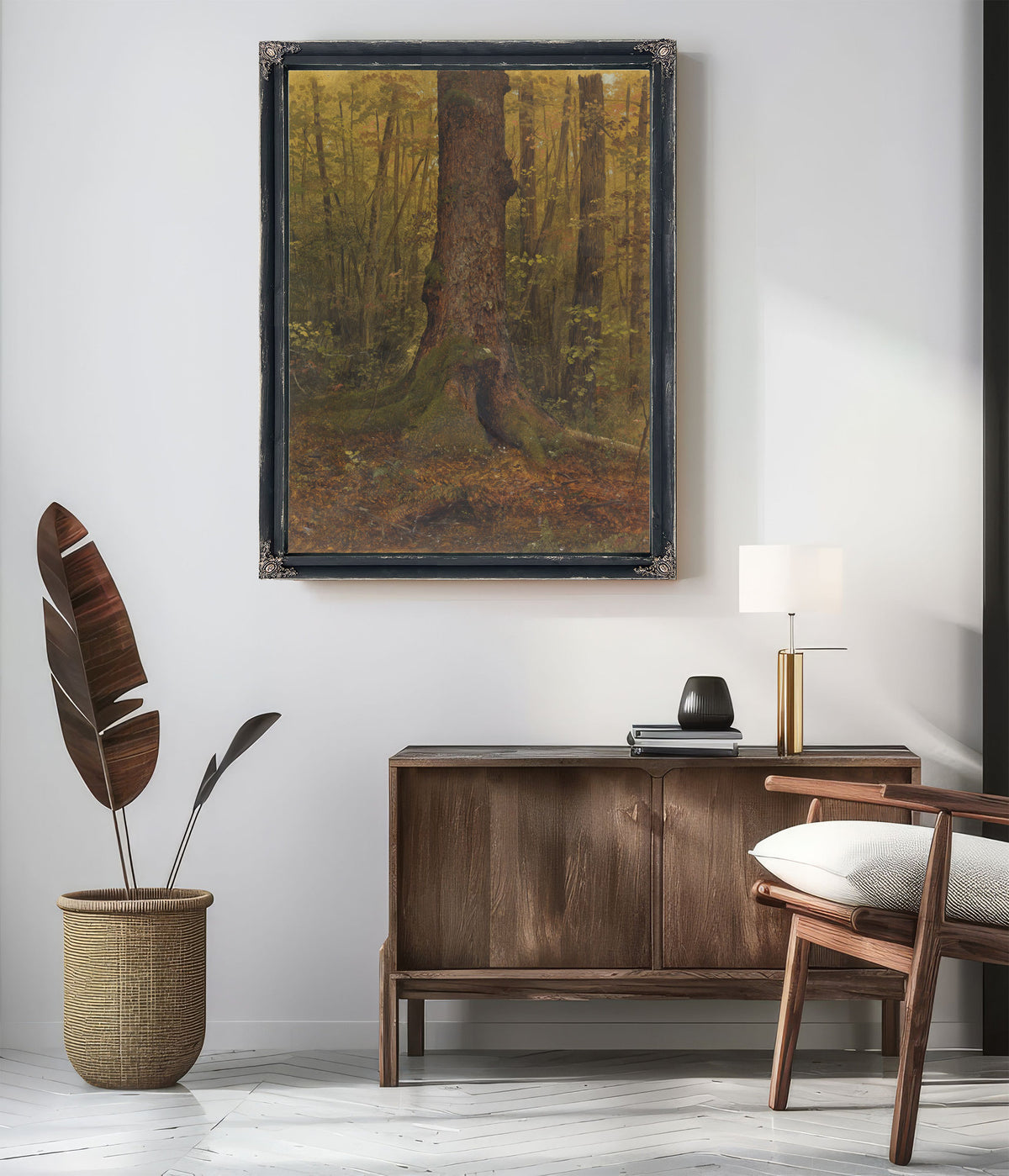 In Woods Probably Maine 1850co60 By Frederic Edwin Church