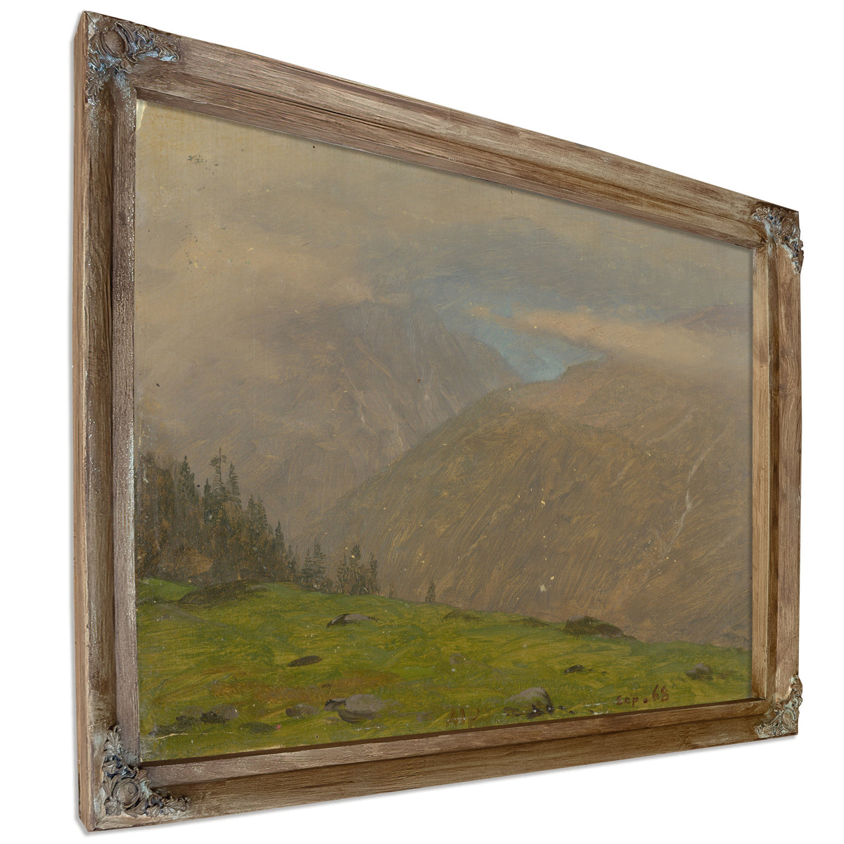 Italian Alps September 1868 By Frederic Edwin Church