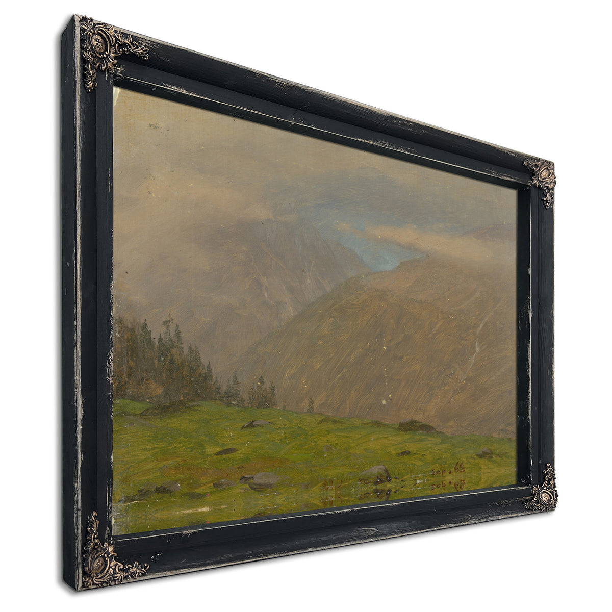 Italian Alps September 1868 By Frederic Edwin Church