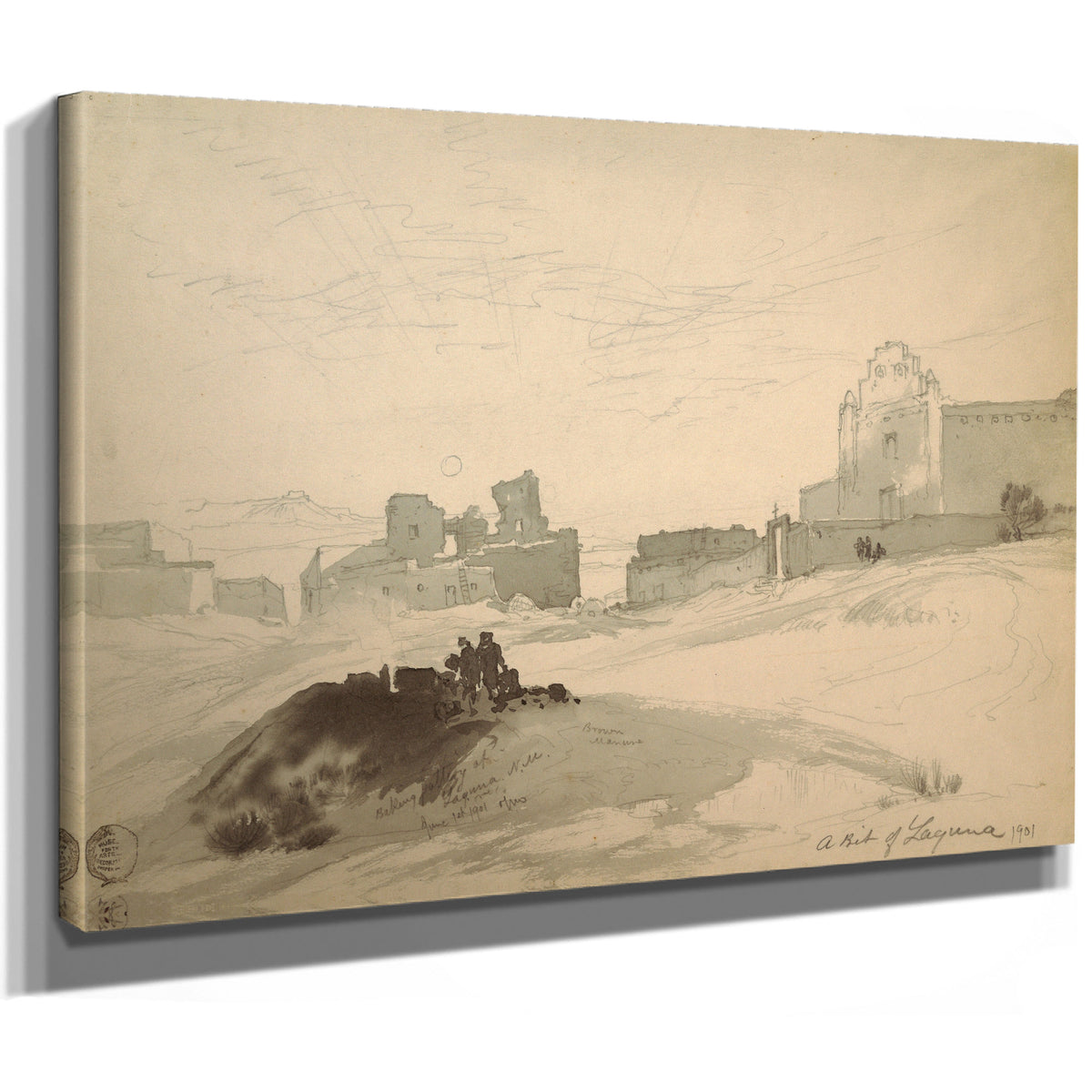 Laguna New Mexico 1901 By Frederic Edwin Church