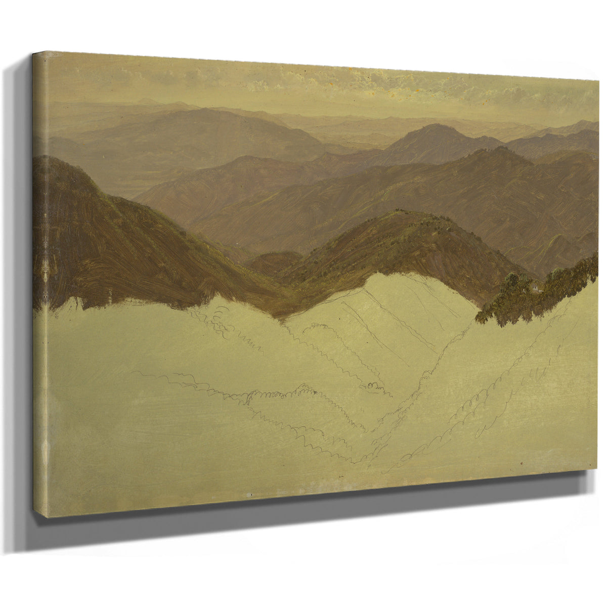 Landscape 03 By Frederic Edwin Church