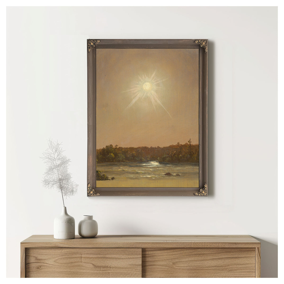 Maine Sunset 185565 By Frederic Edwin Church