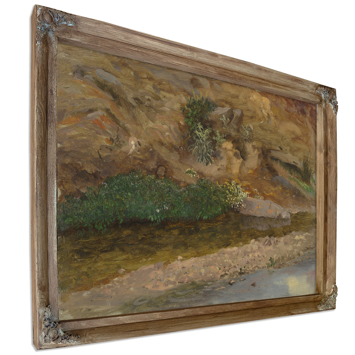 Margin a Stream 1860co70 By Frederic Edwin Church