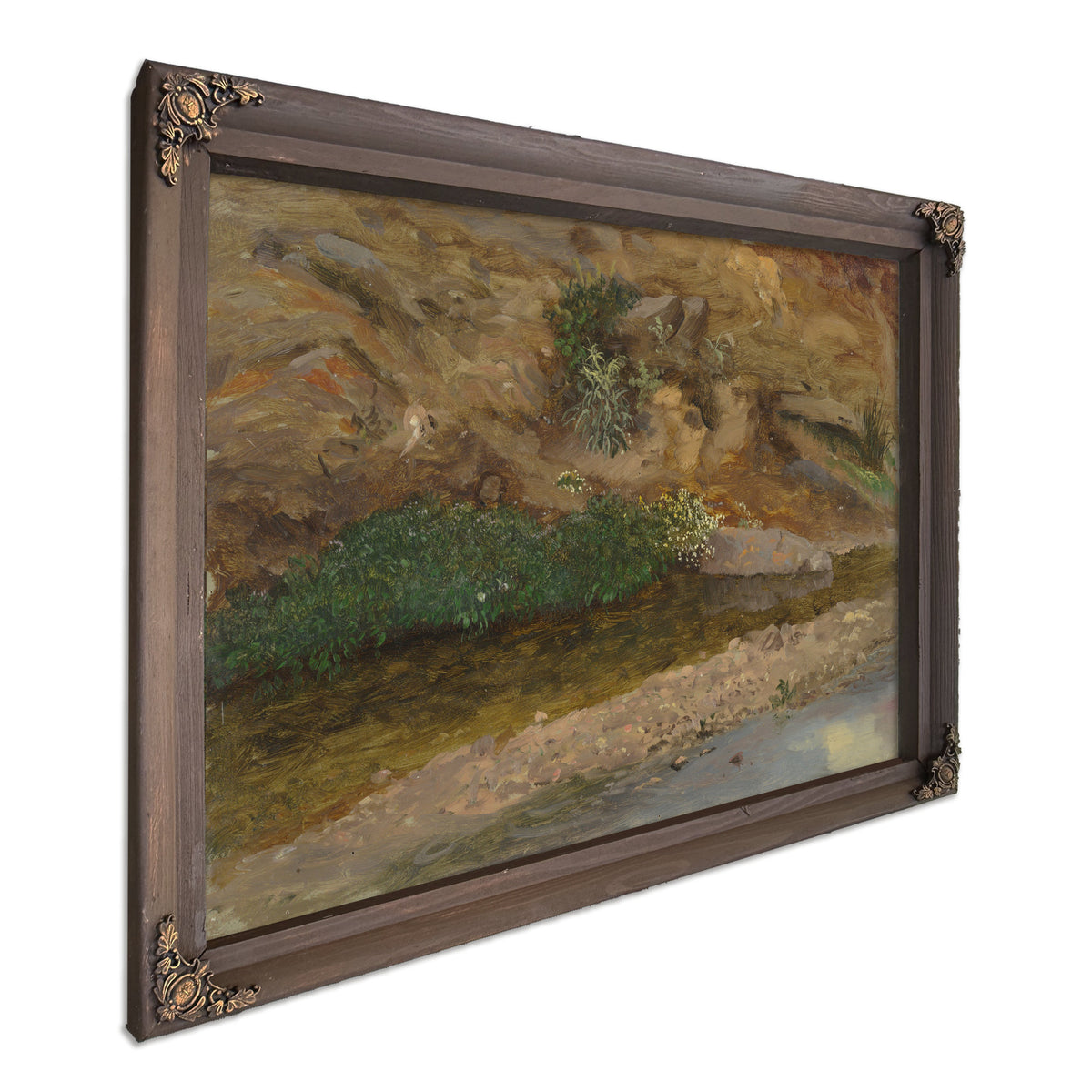 Margin a Stream 1860co70 By Frederic Edwin Church