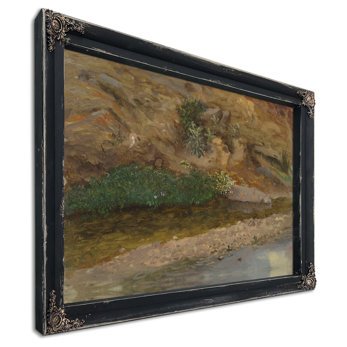 Margin a Stream 1860co70 By Frederic Edwin Church