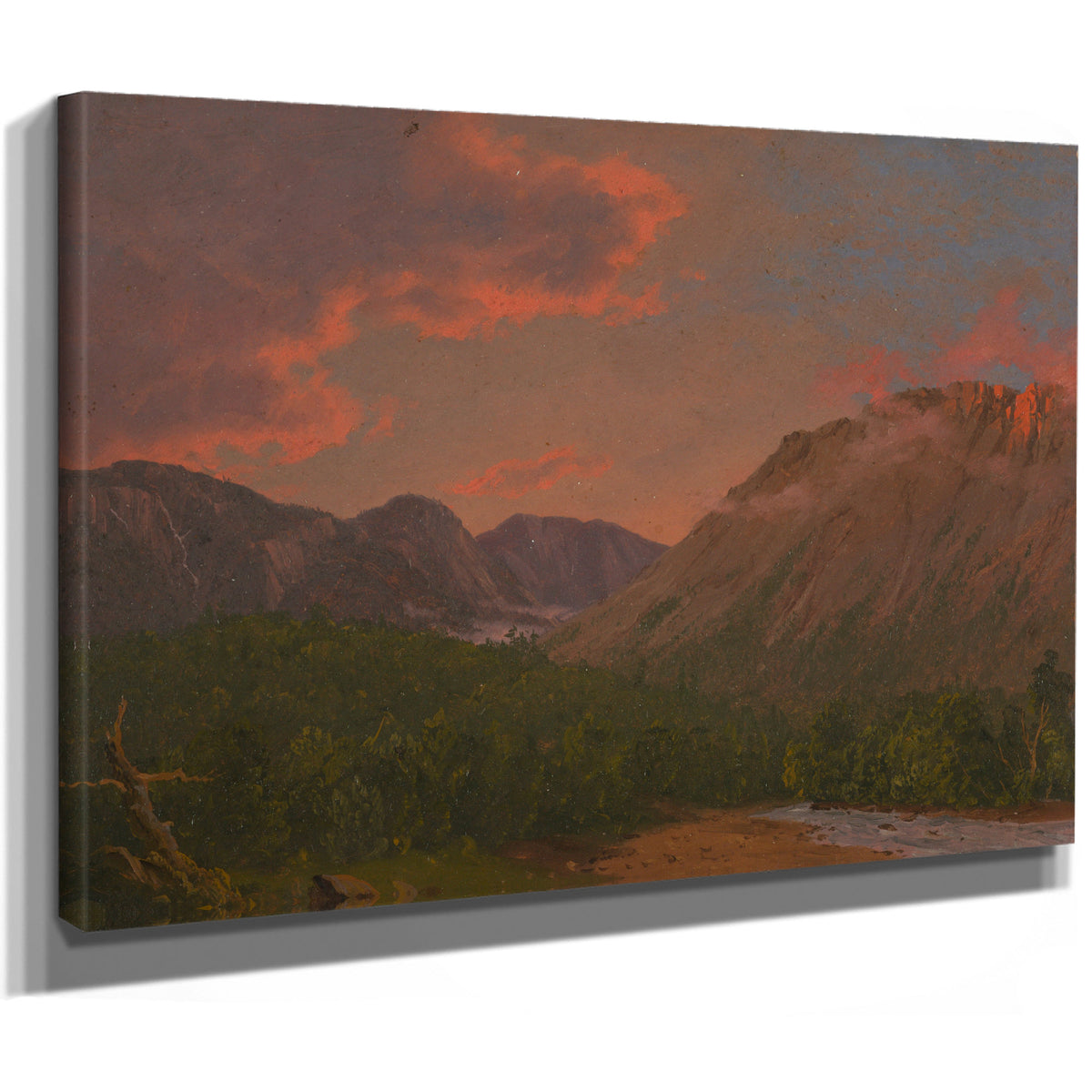 Mountain Landscape Sunset 1865 By Frederic Edwin Church