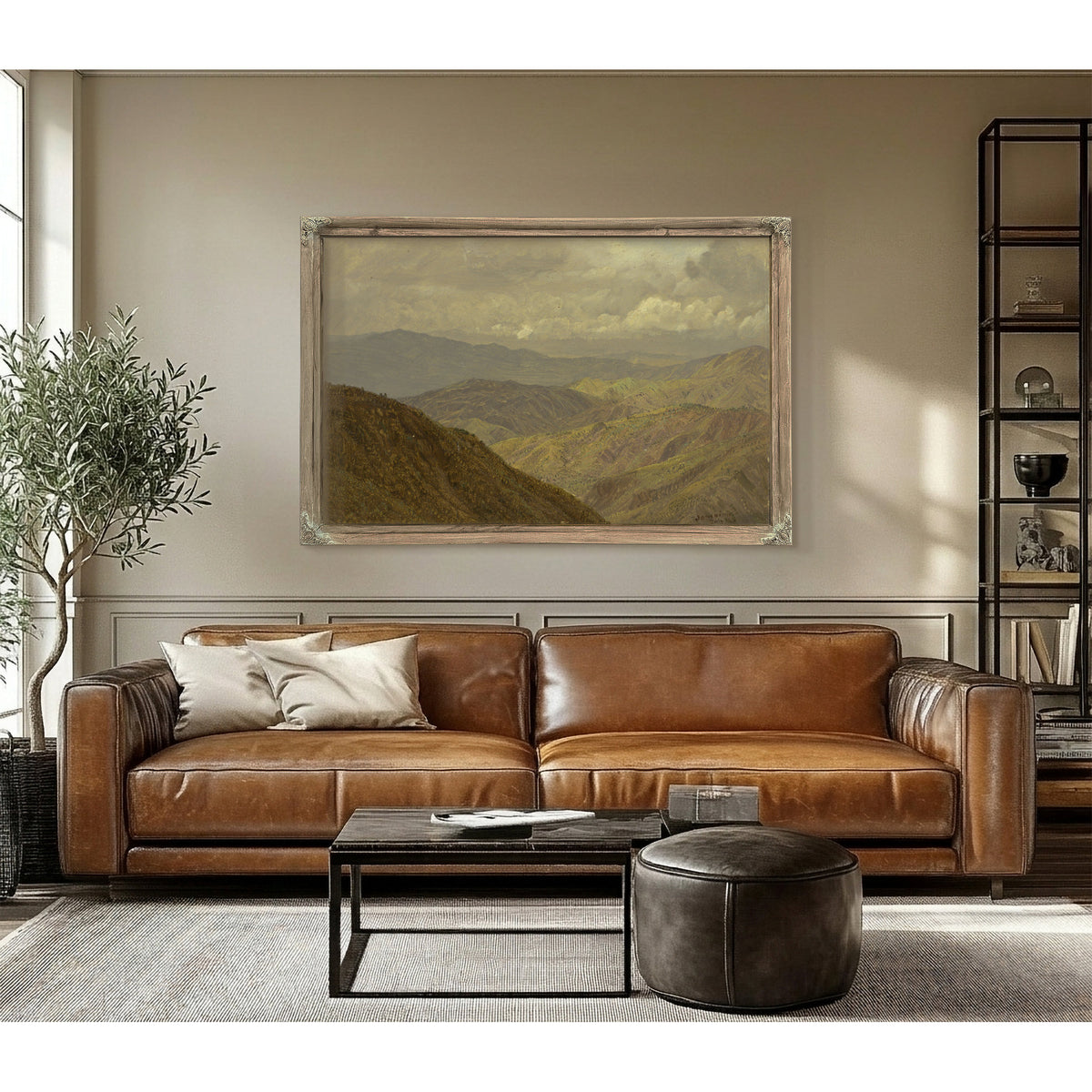 Mountainous 03 By Frederic Edwin Church