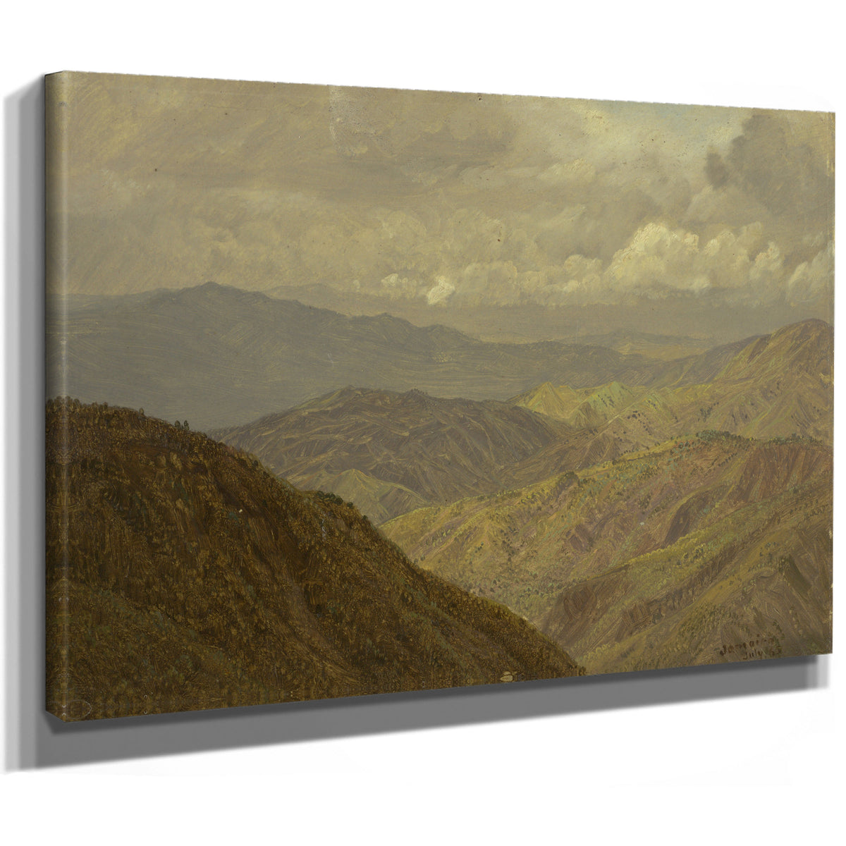 Mountainous 03 By Frederic Edwin Church
