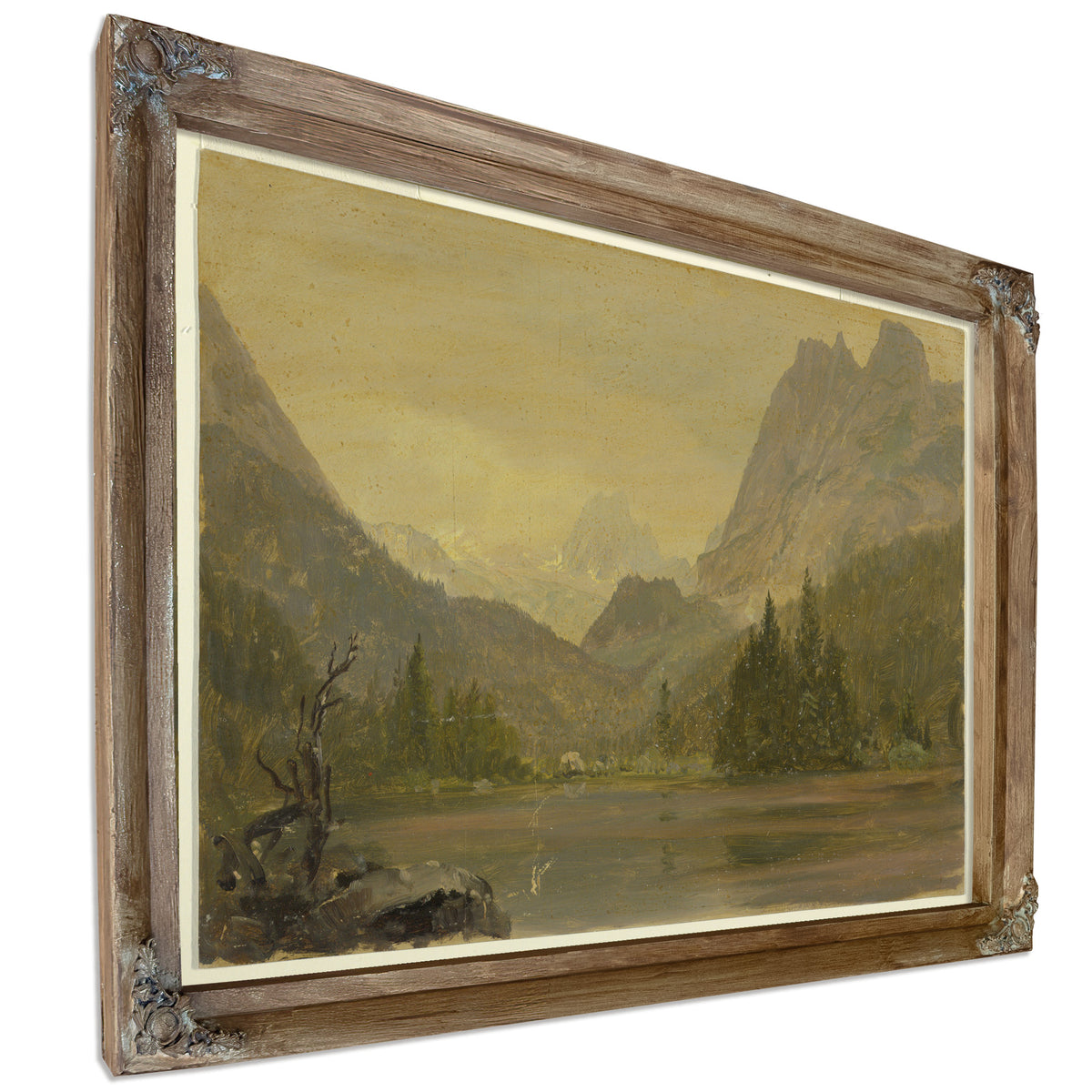 Original Files Alpine Lake Bavaria Or By Frederic Edwin Church