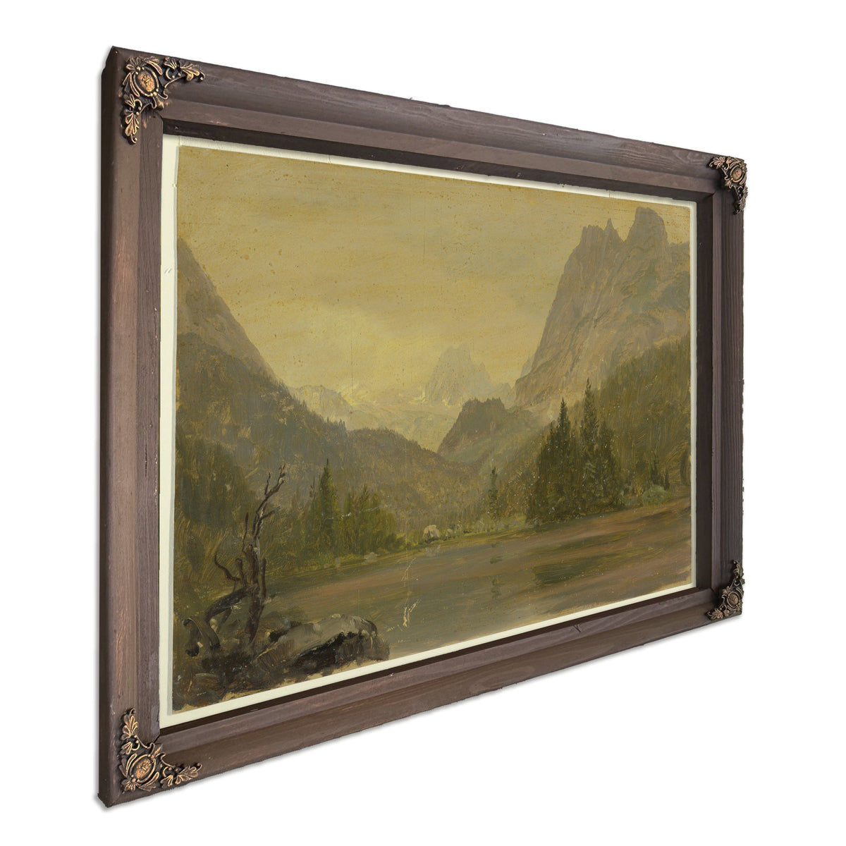 Original Files Alpine Lake Bavaria Or By Frederic Edwin Church