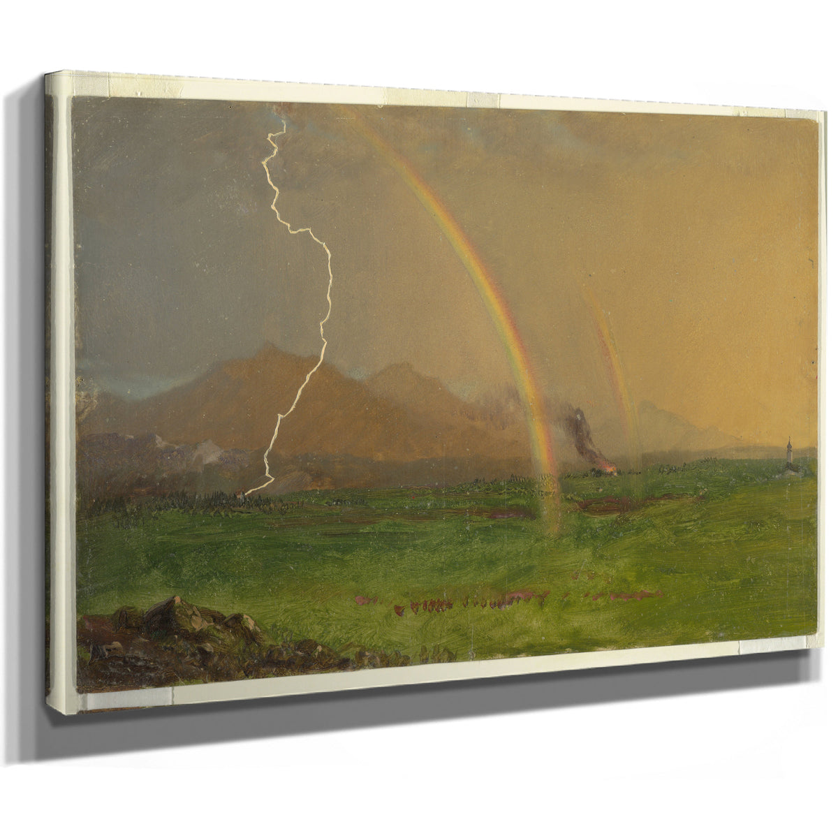 Original Files Alpine Scene By Frederic Edwin Church