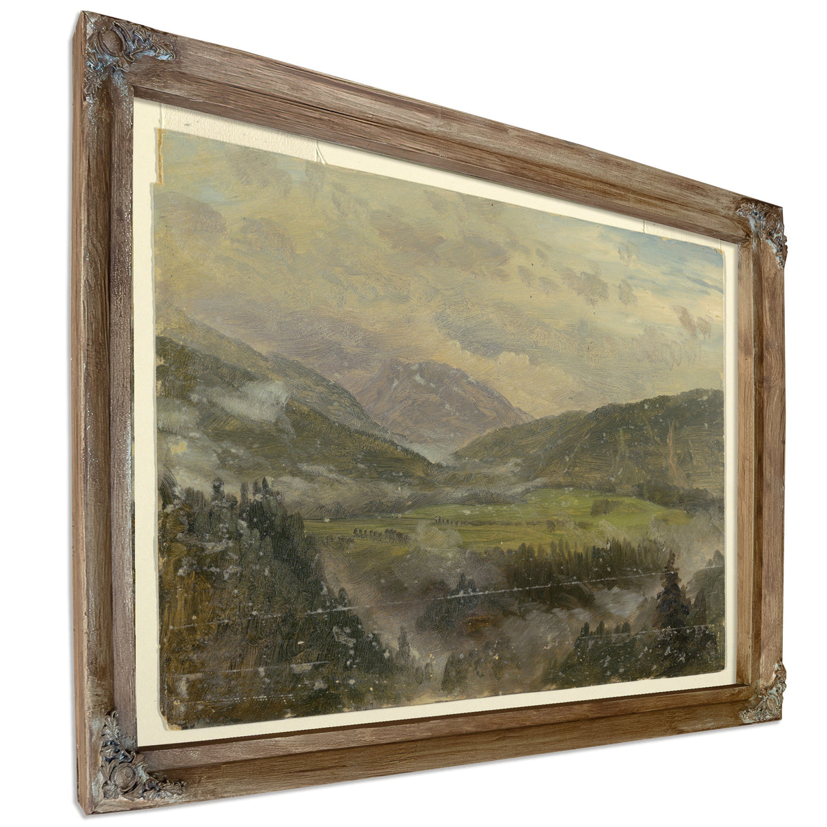 Original Files Apline Landscape By Frederic Edwin Church