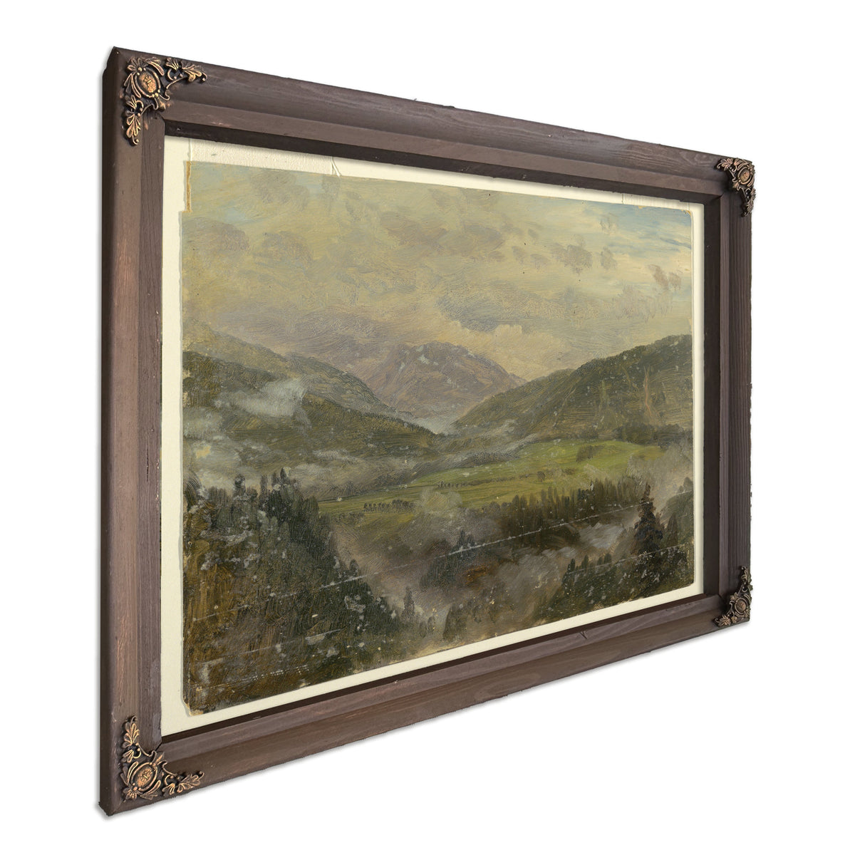 Original Files Apline Landscape By Frederic Edwin Church